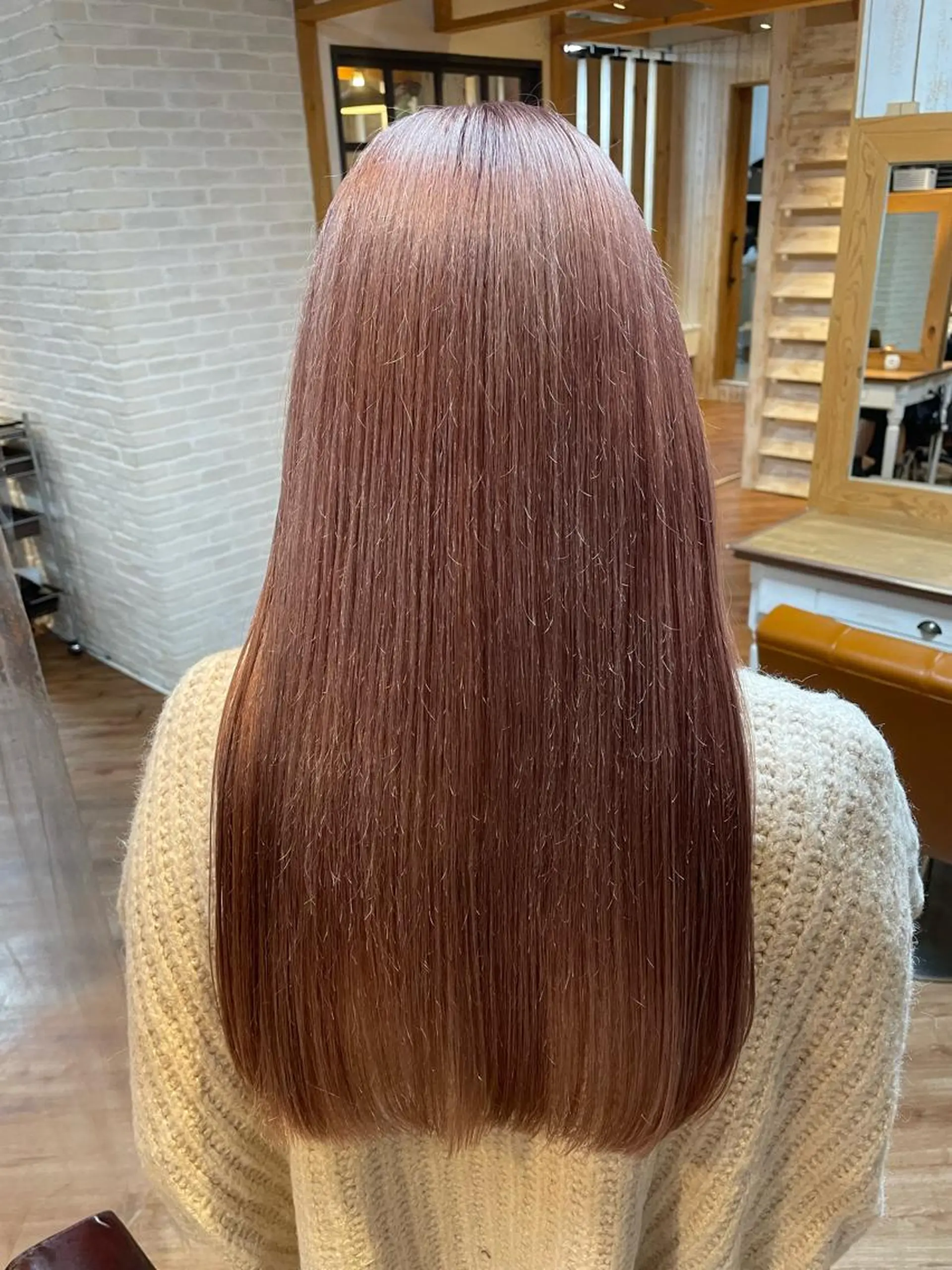 セミロング カット ヘアカラー トリートメント 🧡/艶髪/桑原 拓也/ショート/🧡のヘアスタイル