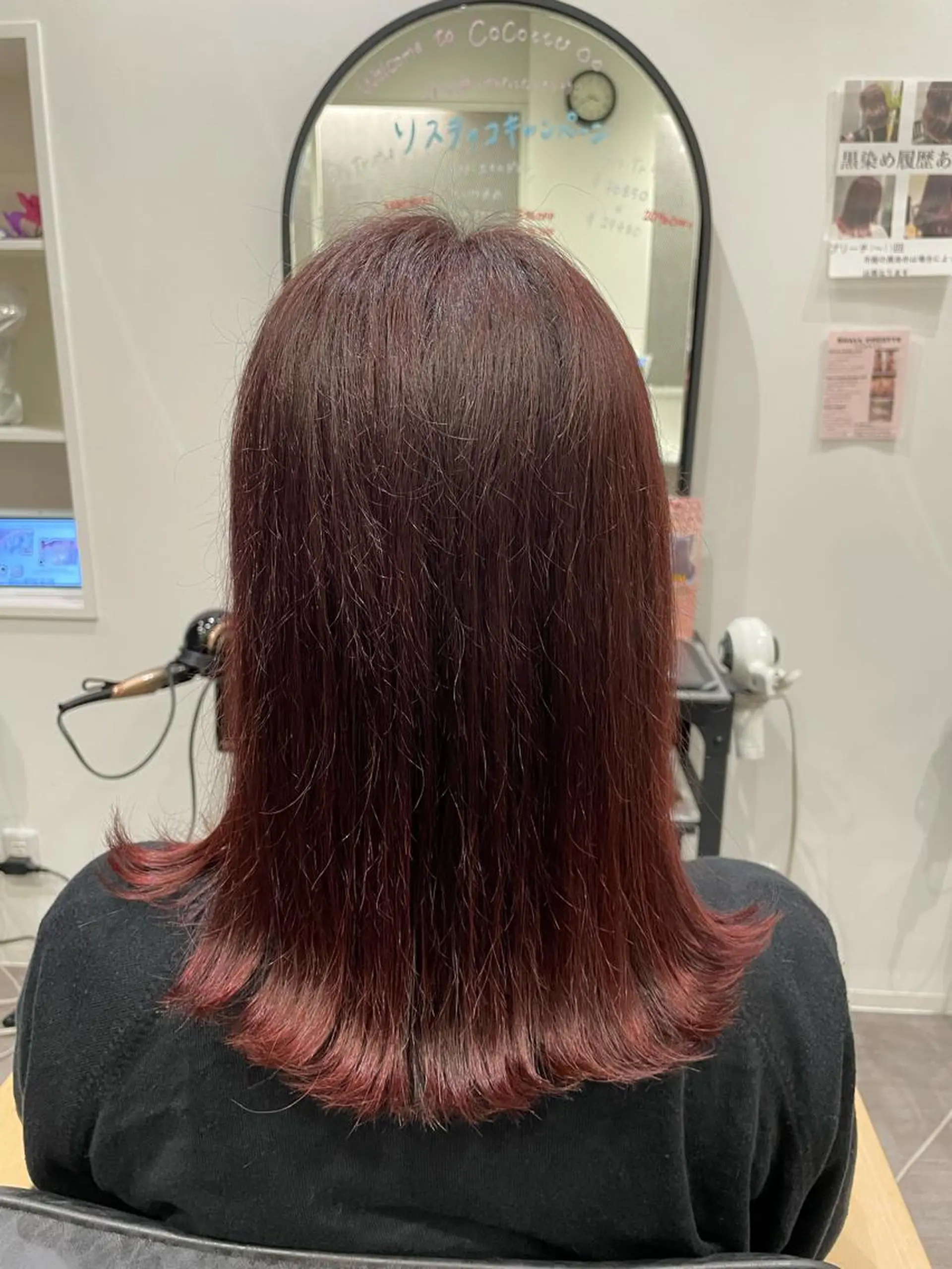 セミロング 片平 帆香のヘアスタイル