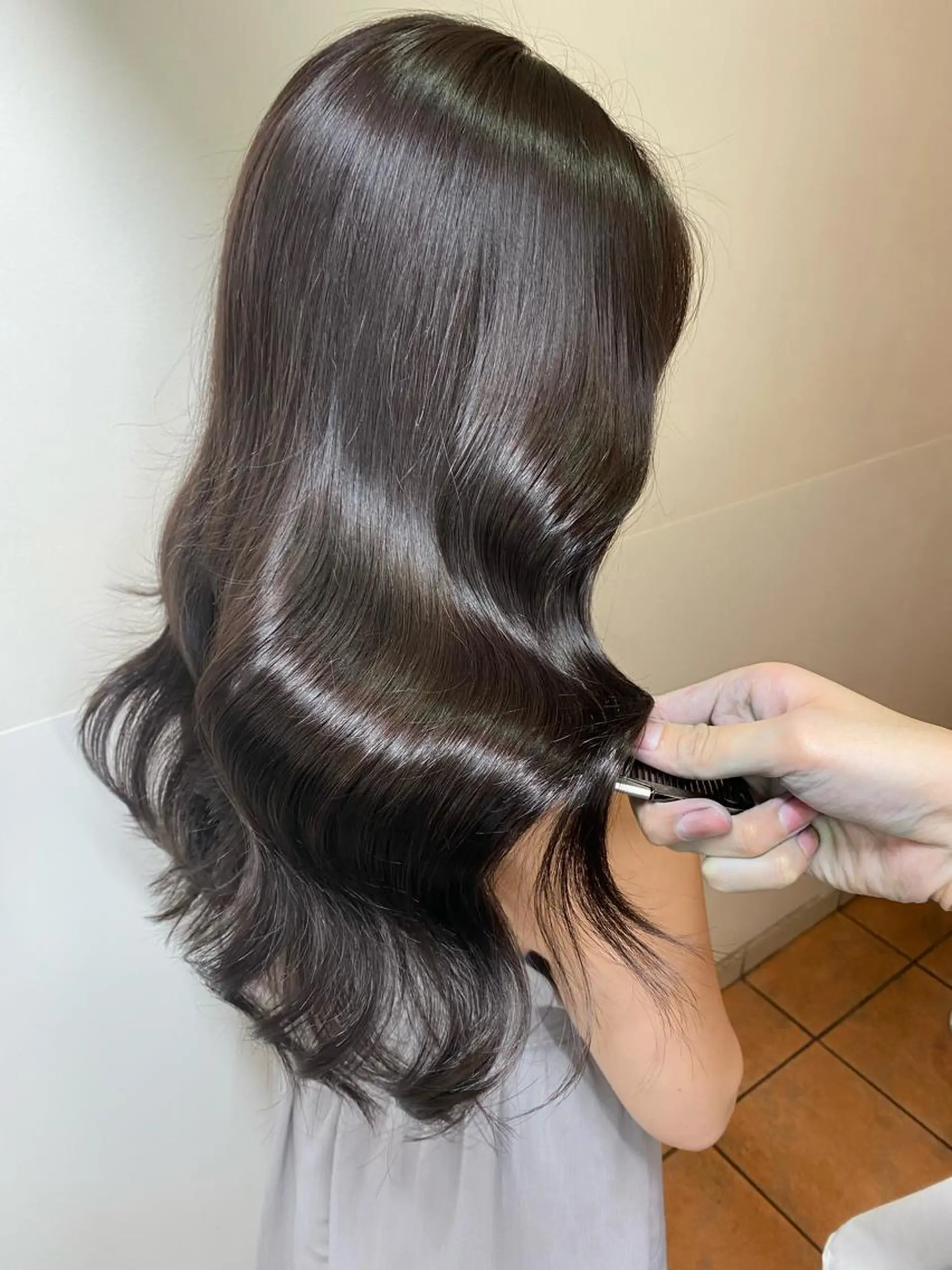 ロング カラー 髪質改善 メンズ特化 刈り上げない/金井のヘアスタイル