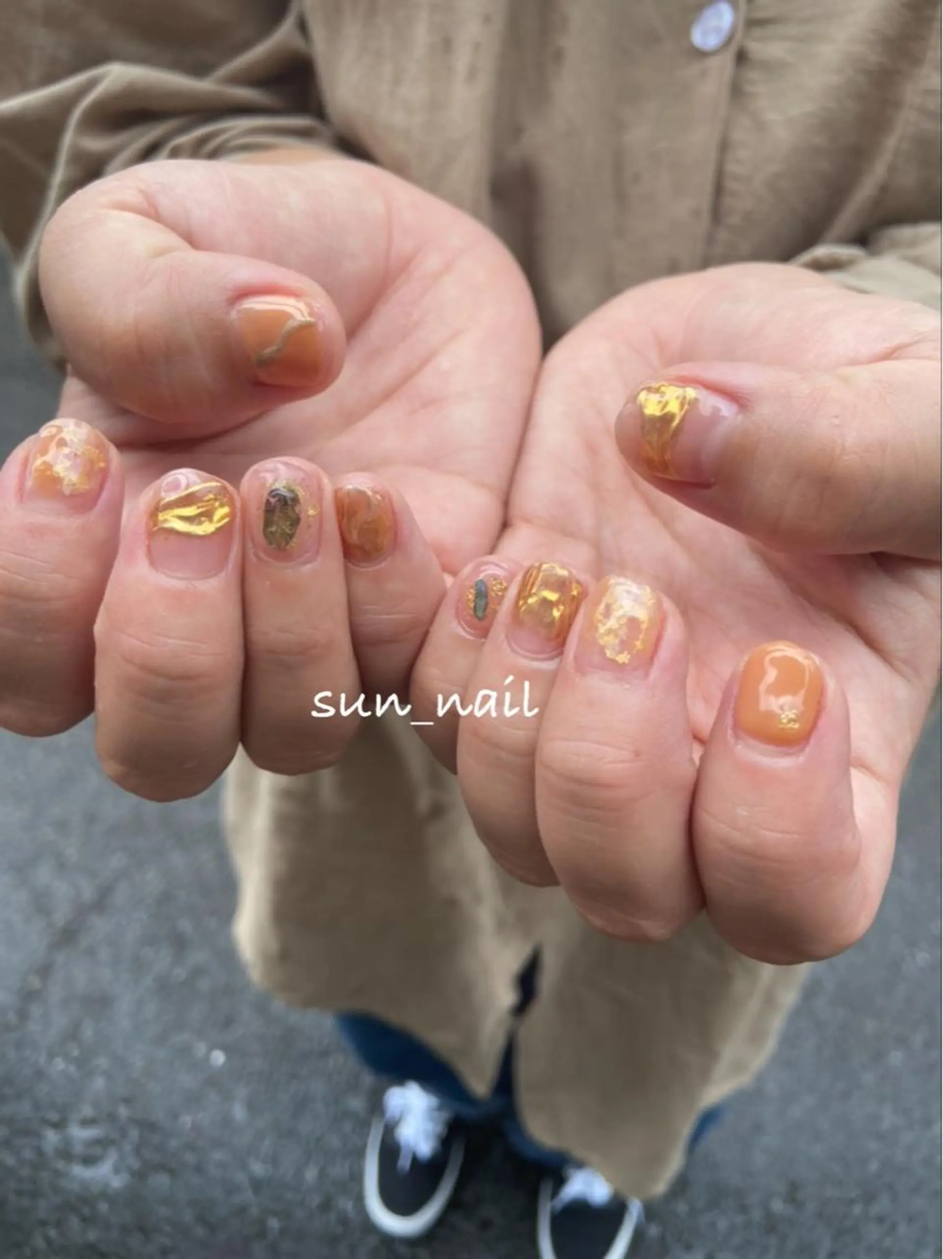 ネイル アートネイル ミラーネイル ニュアンスネイル . unffのネイルデザイン