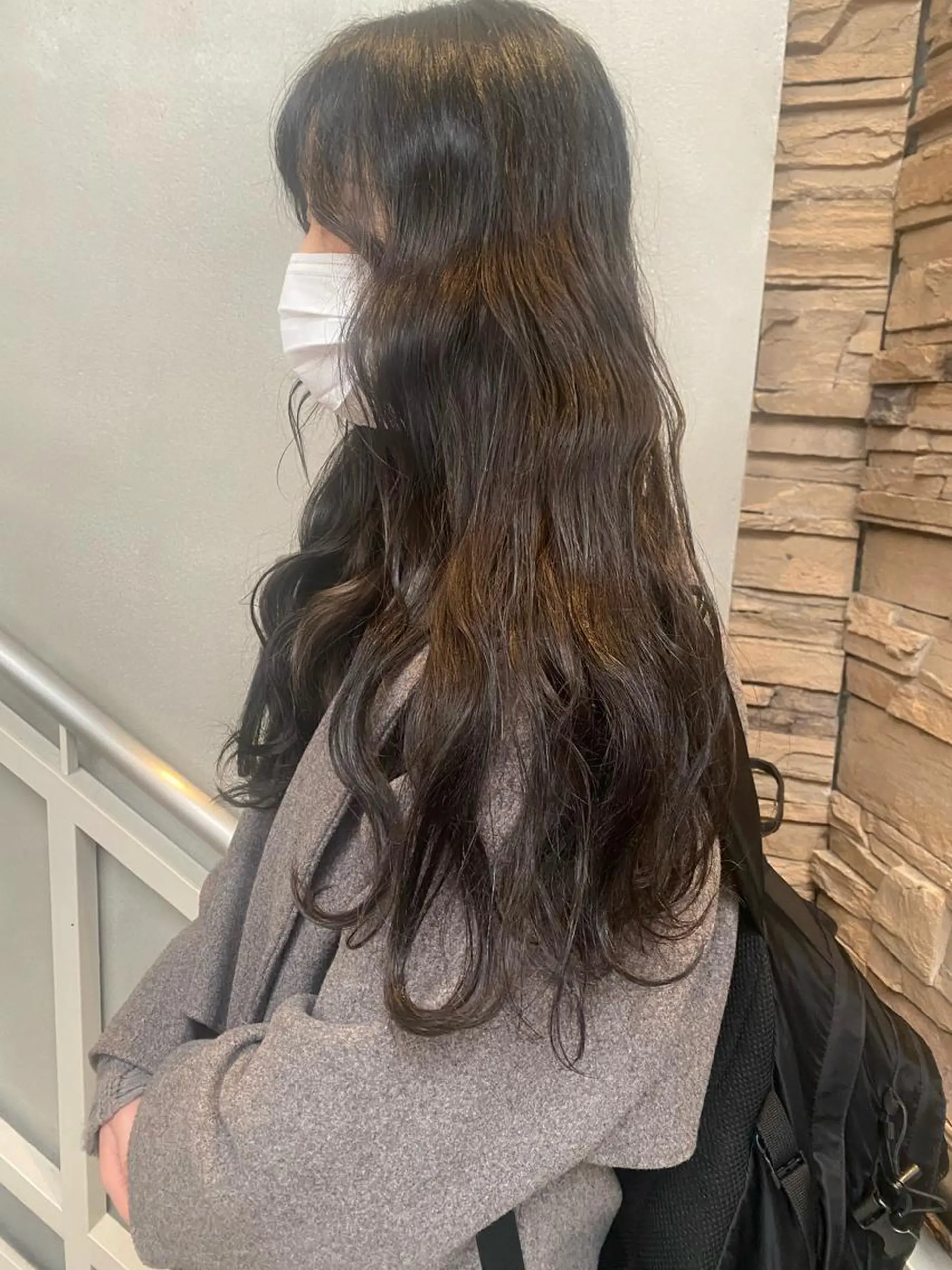 ロング 艶カラー　宮﨑 蒼のヘアスタイル