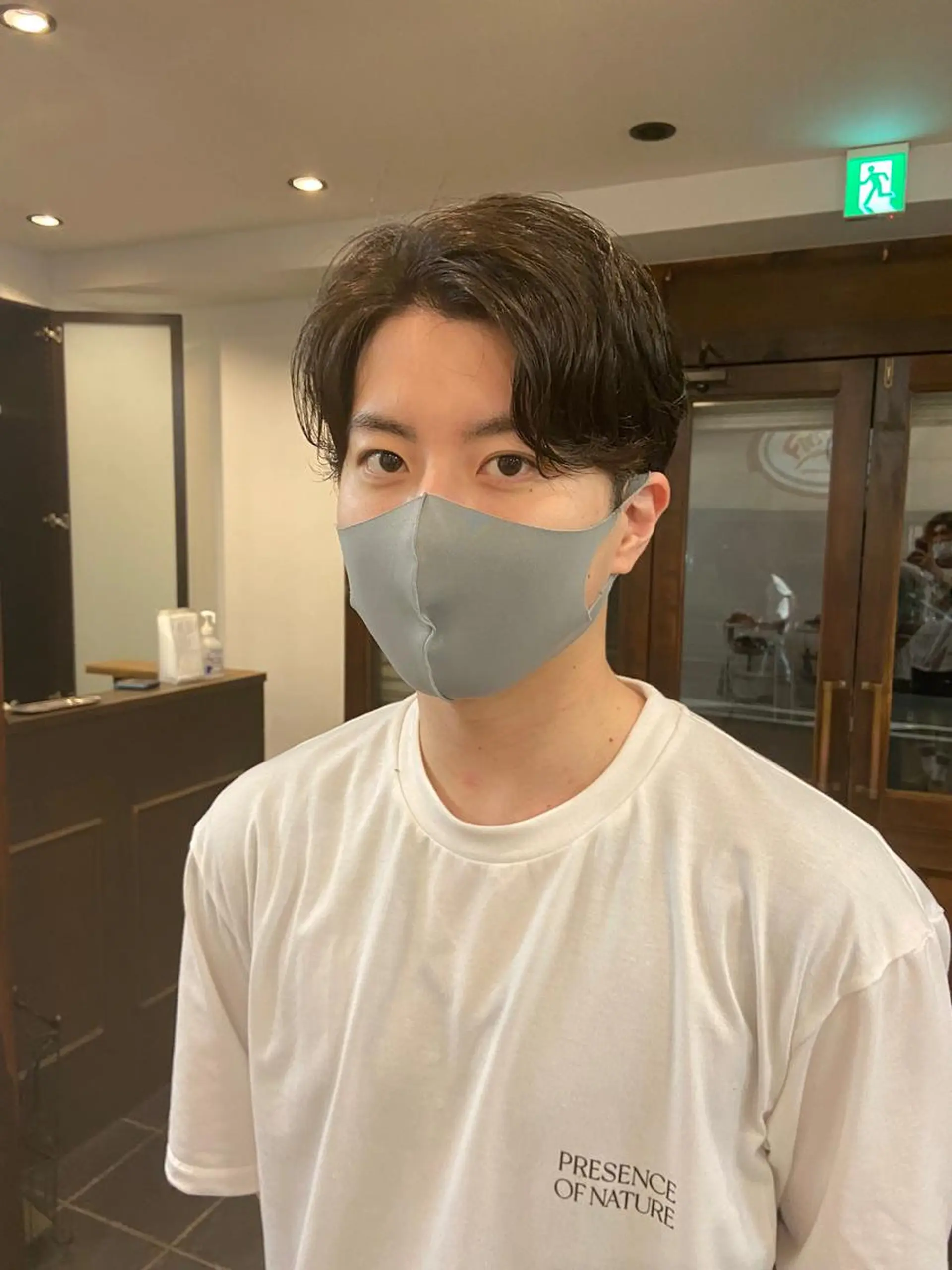 ショート メンズ センターパート sola方南町所属・原一真/ 外国人ショートヘアのヘアスタイル