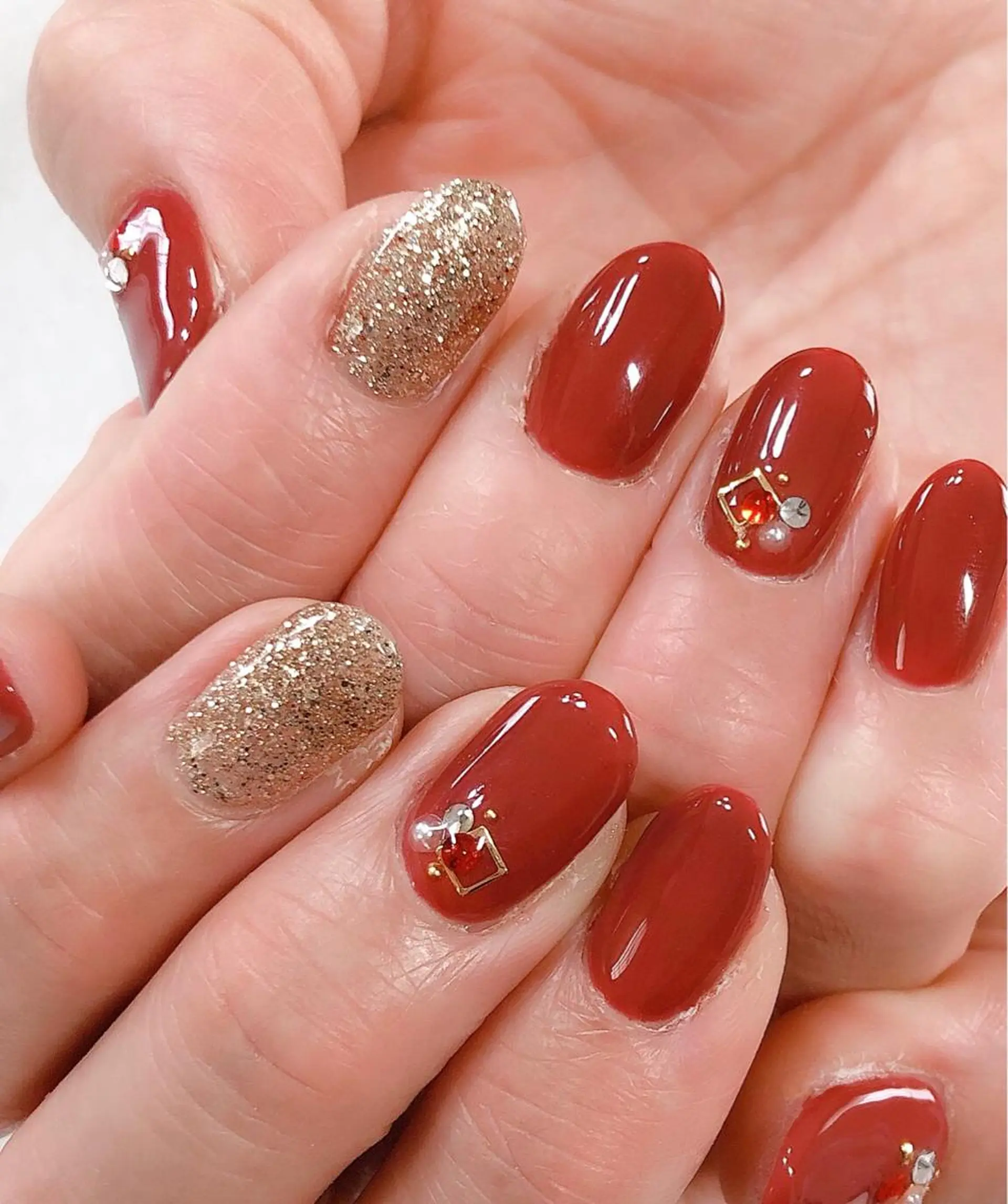 ネイル ジェルネイル シンプルネイル 東 千夏のネイルデザイン