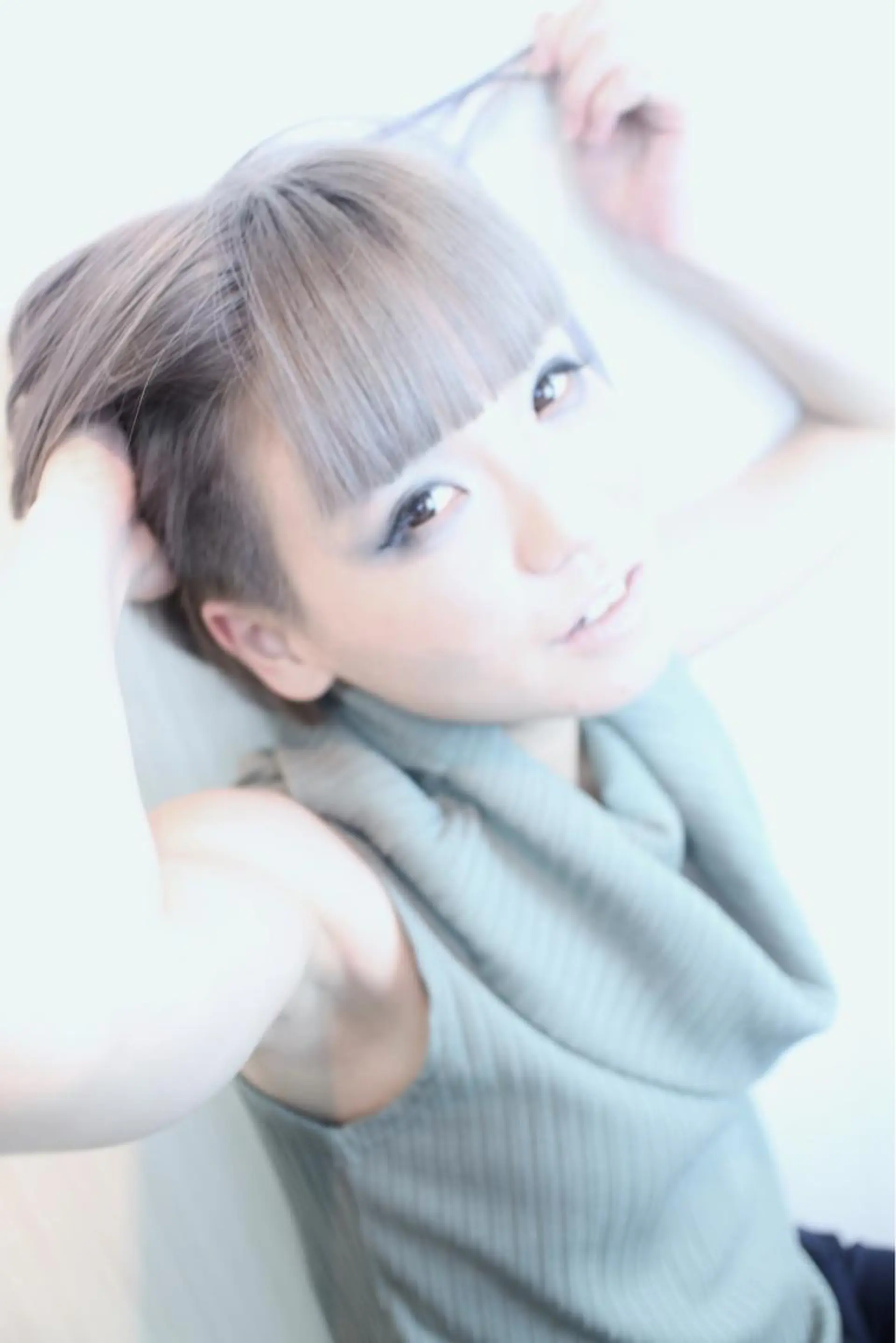 ミディアム アッシュ パーマPrivate SalonNoa名駅のヘアスタイル