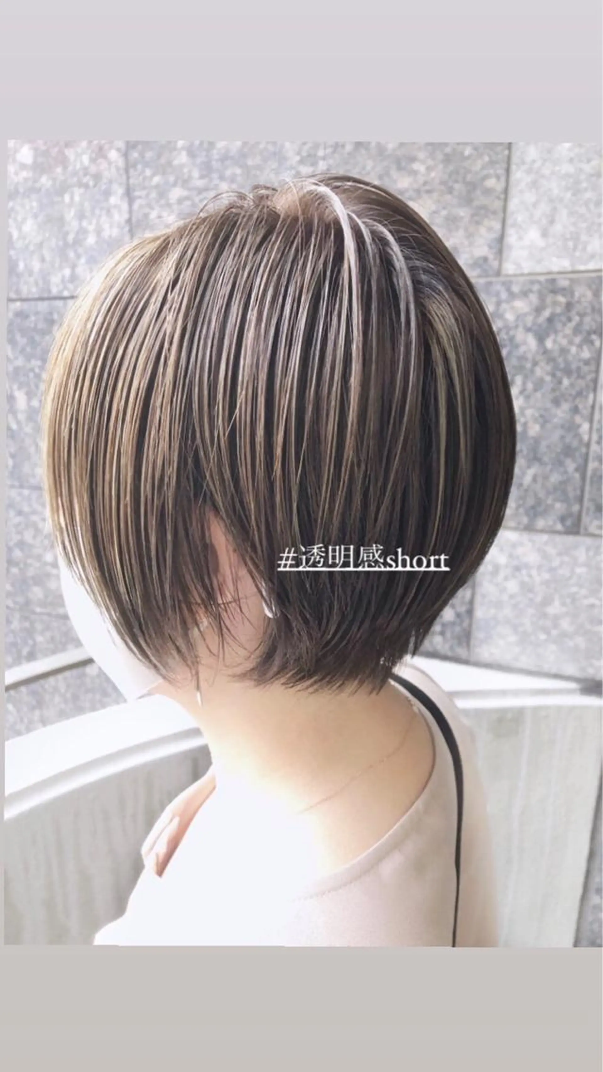 ショート カラーアンドケアリタ kitamuuuのヘアスタイル