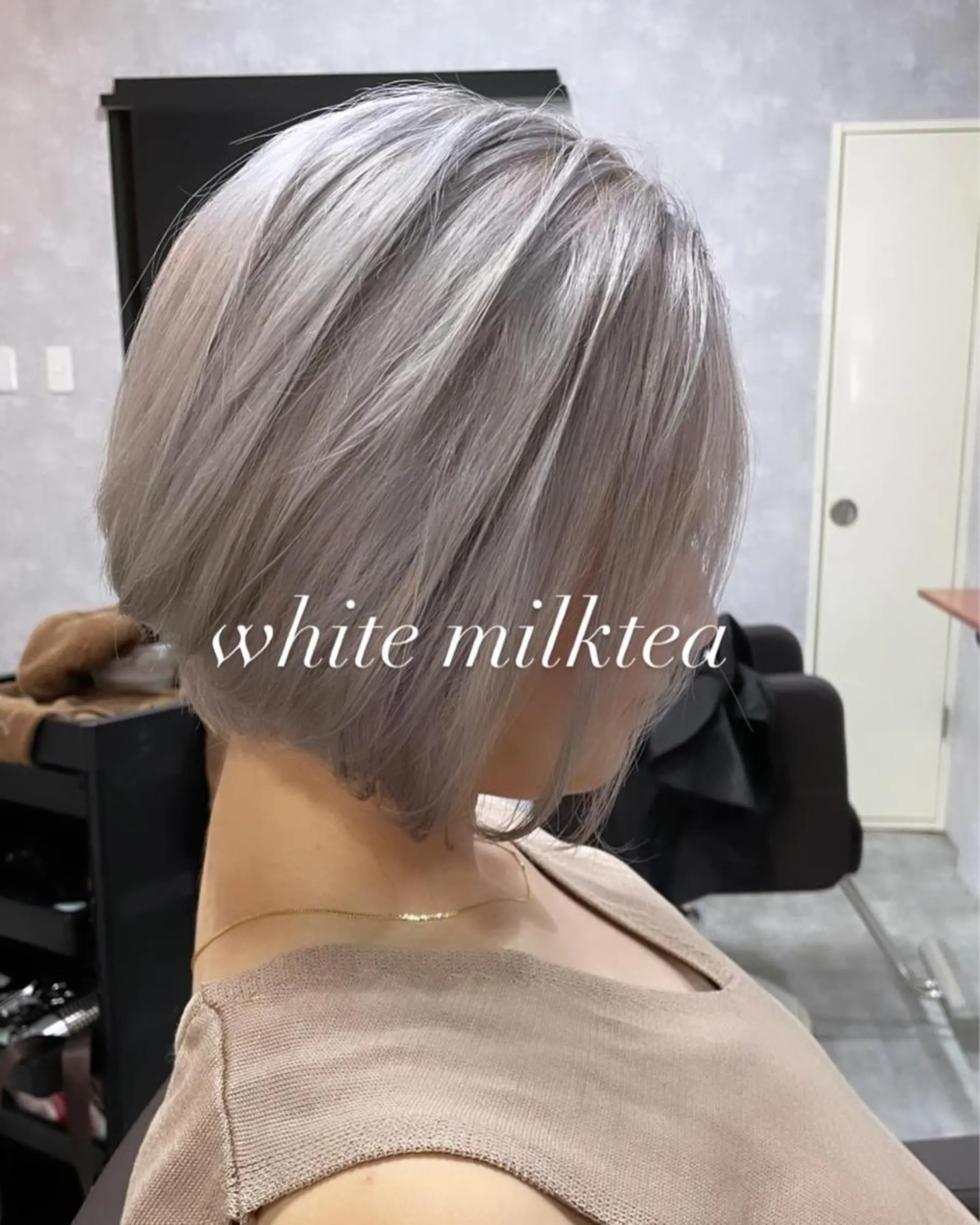 ショート andKおもろまち店 艶ダブルカラー✨のヘアスタイル