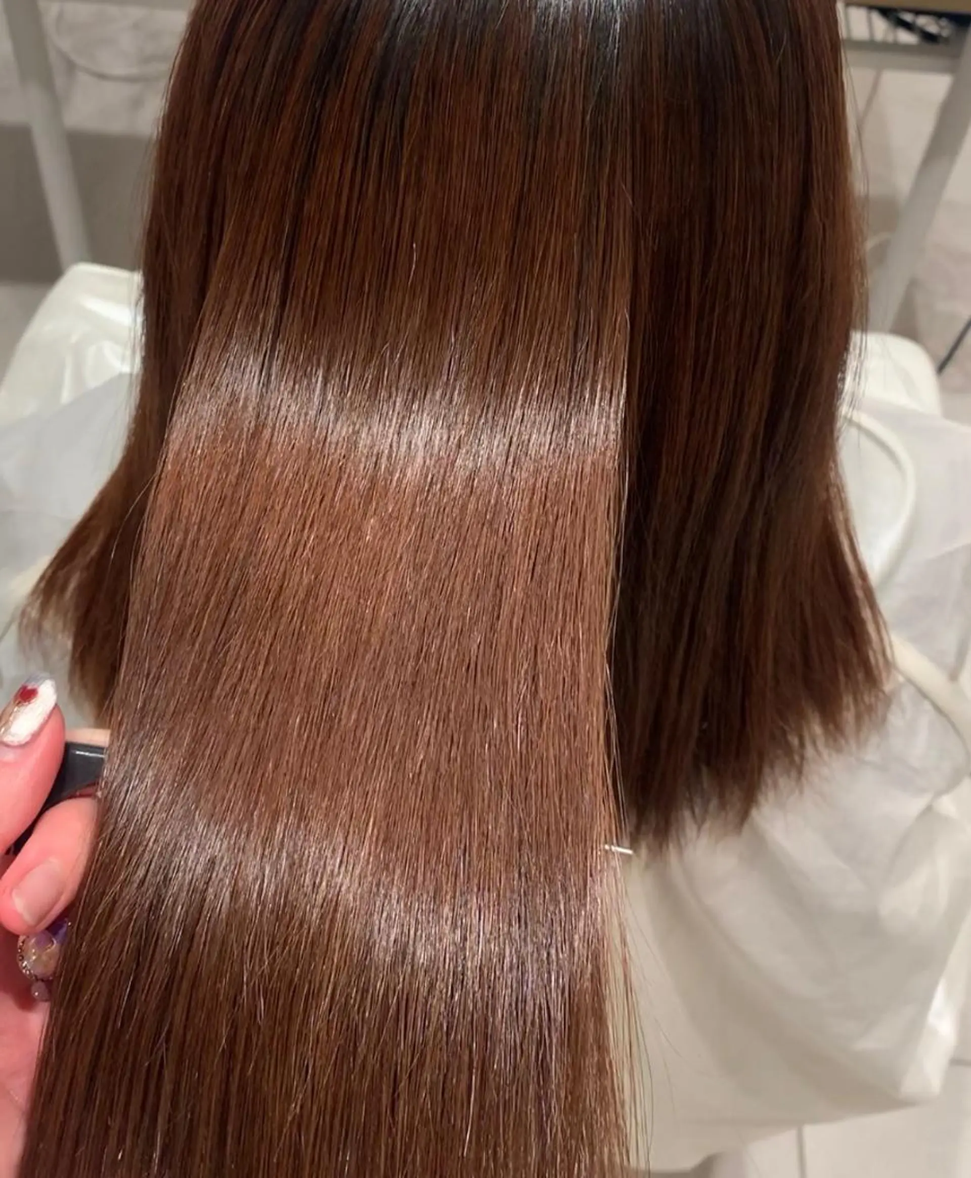 ミディアム 内田 志乃のヘアスタイル