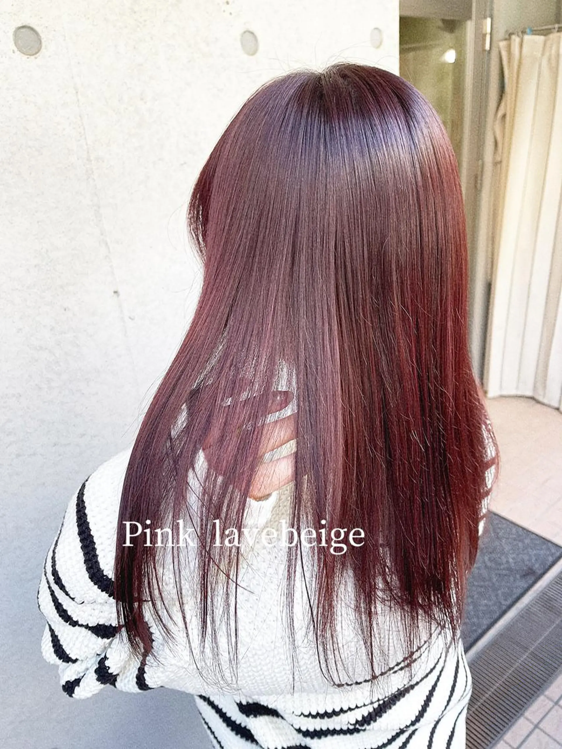 ミディアム カラー ピンクカラー ViaLa Hair 🌈すずきたくむ✂︎のヘアスタイル