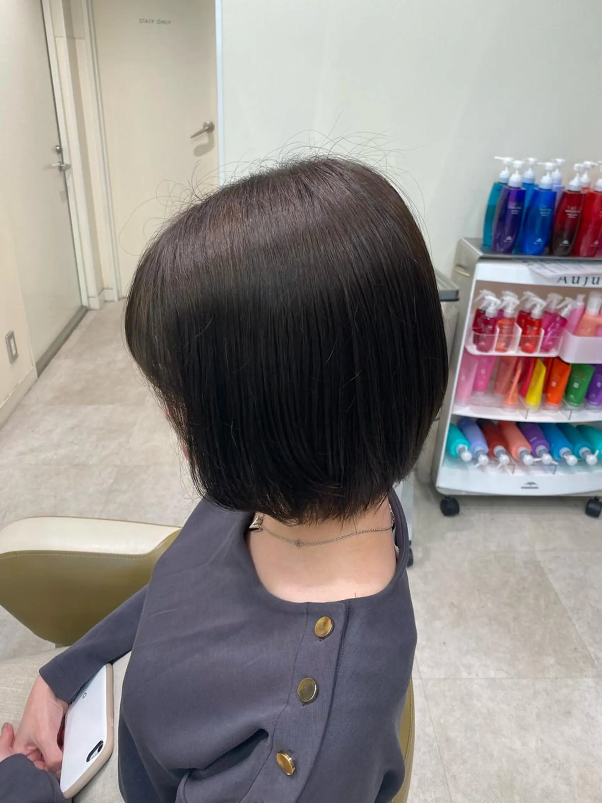 カラー オリーブカラー 暖色カラー /ヘアアレンジ/花鈴のヘアスタイル