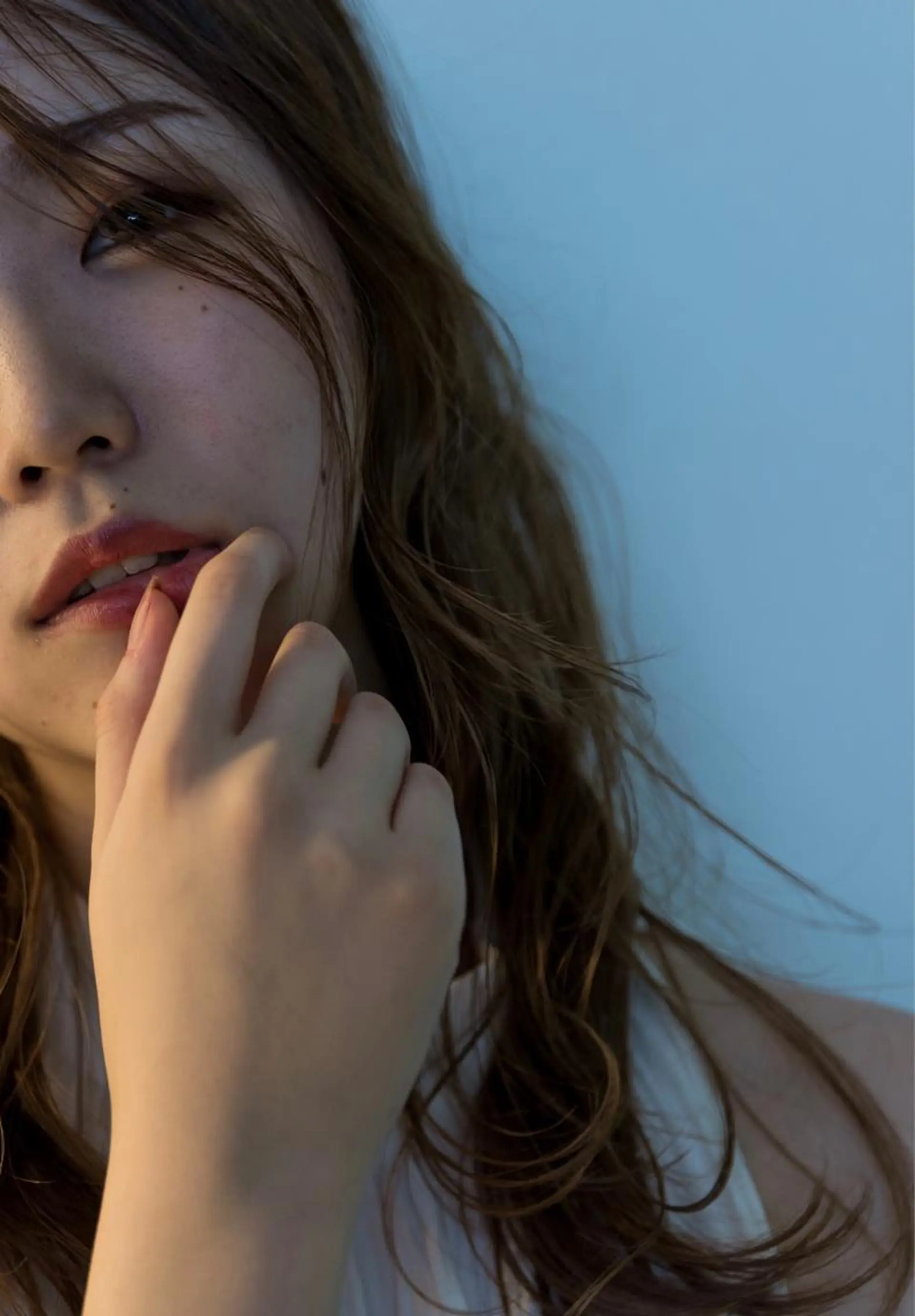 セミロング カラー ツジガキ ユウスケのヘアスタイル