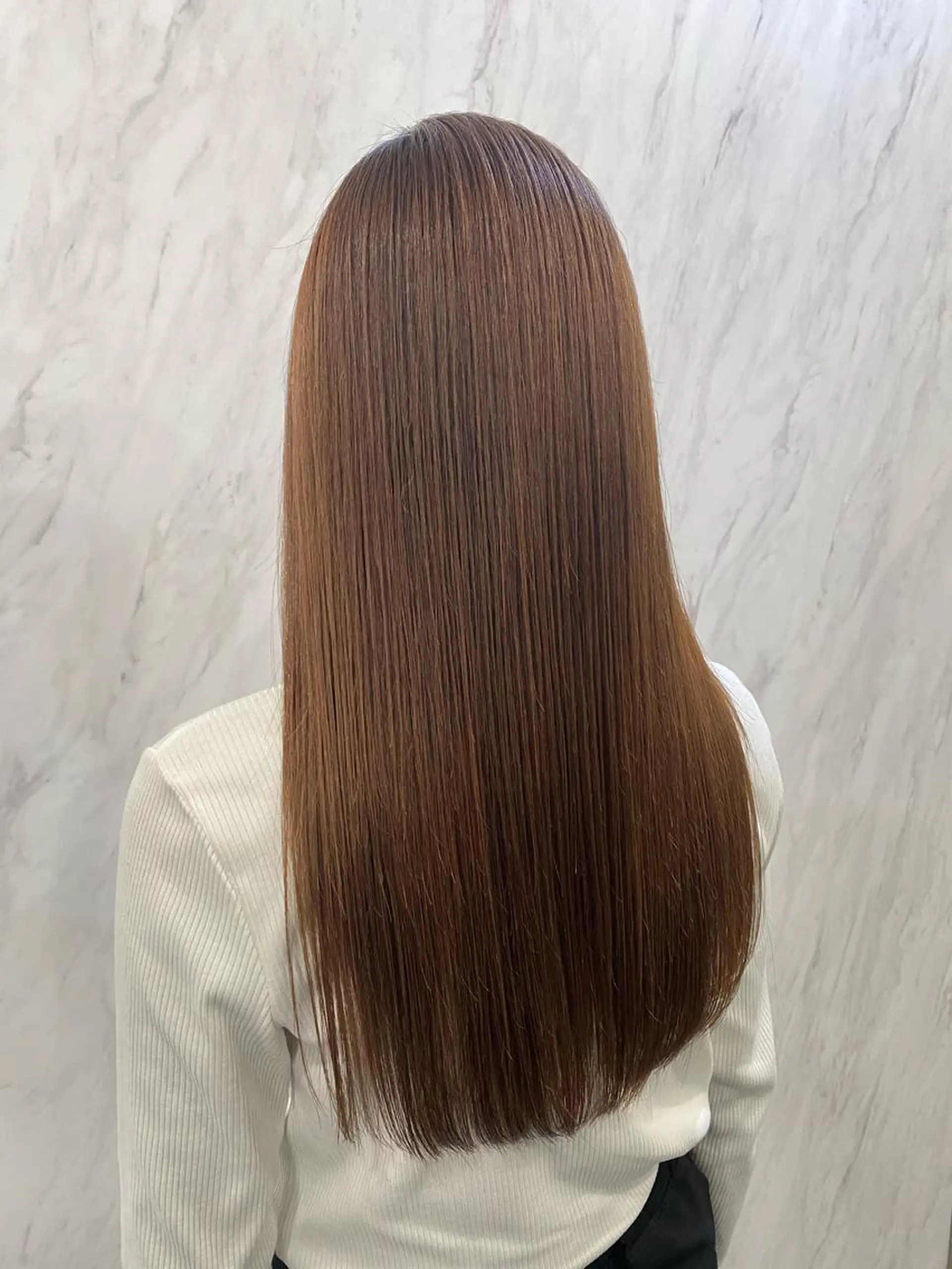 ロング カラー カット 縮毛矯正 トリートメント roygbiv ✨髪質改善✨美髪✨のヘアスタイル