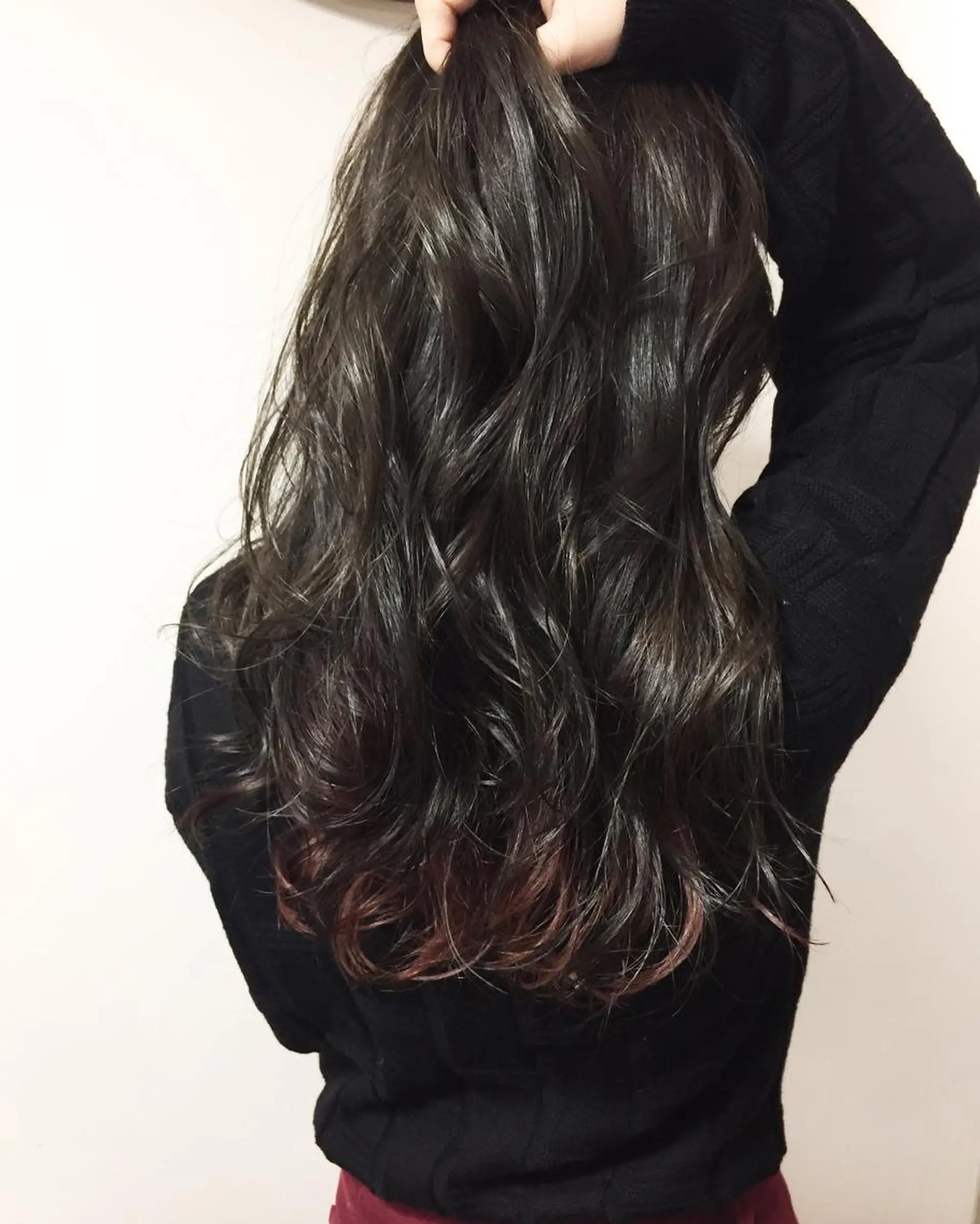 ロング ハイライト 髪質改善 縮毛矯正 トリートメント 酸熱トリートメント ヘアカラー トリートメント Elsol所属・中川 勝友のヘアスタイル