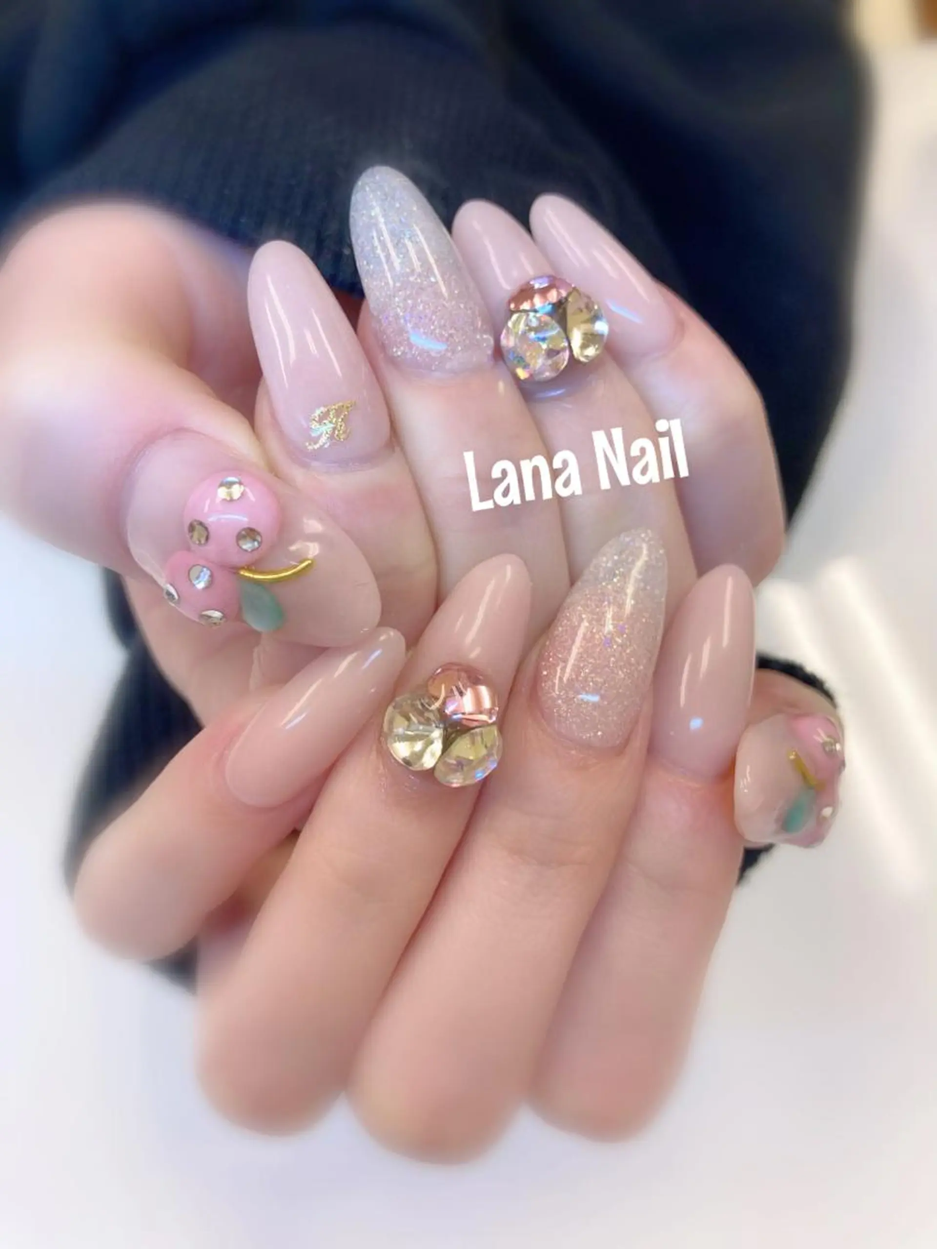 ネイル スカルプネイル Lana Nailのネイルデザイン