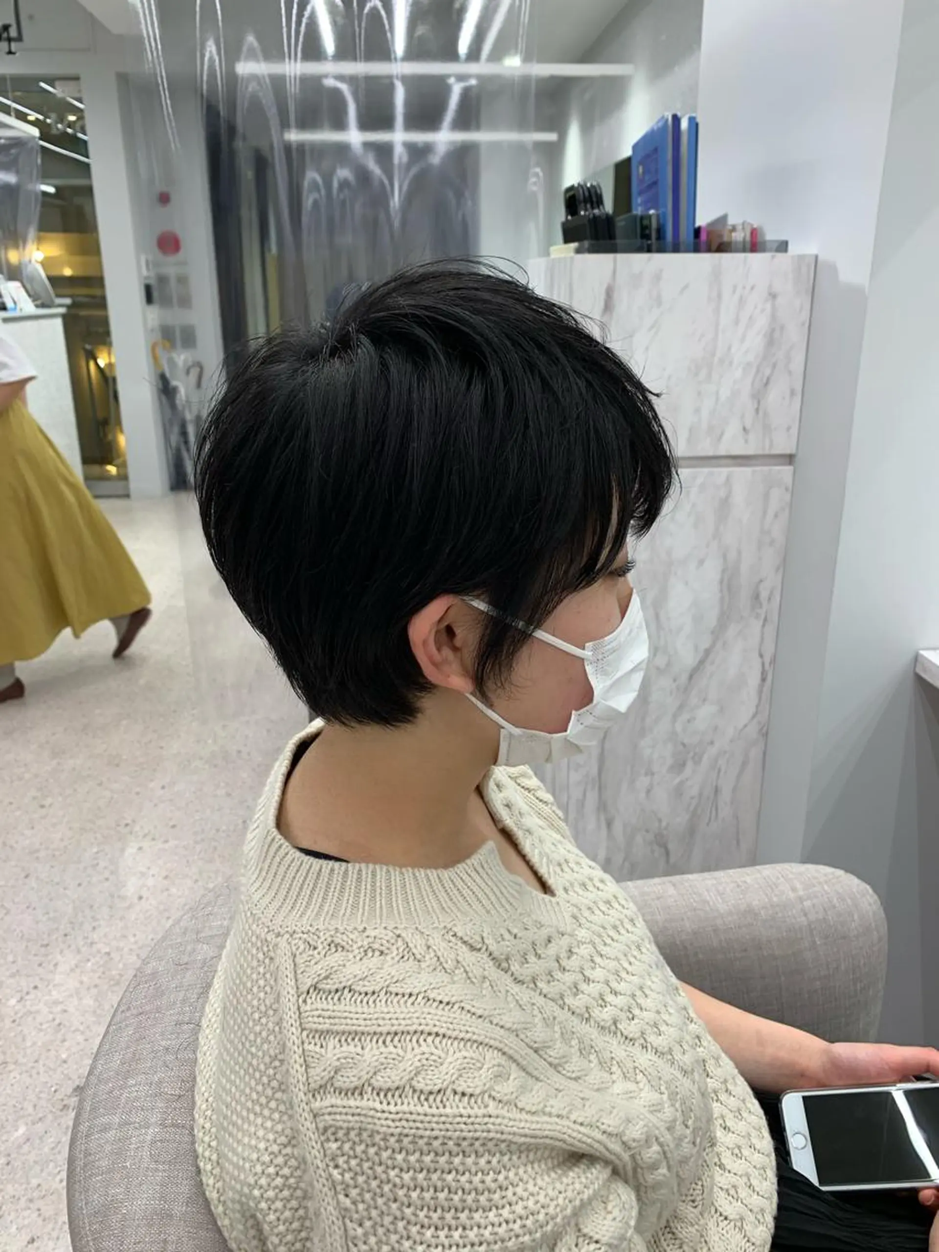 ショート ショートボブ ボブ ショートヘア メンズ特化美容師/ 新井　洸太のヘアスタイル