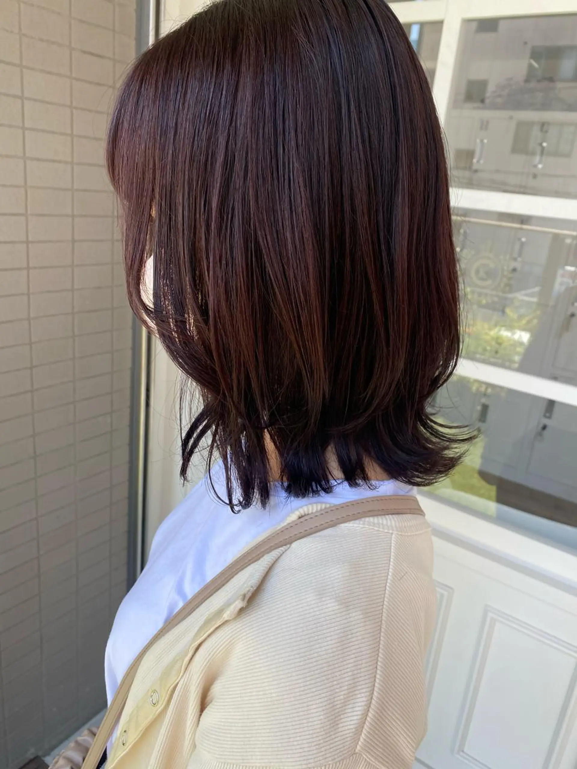 ミディアム カラー 韓国×髪質改善カラー 💎hinaのヘアスタイル