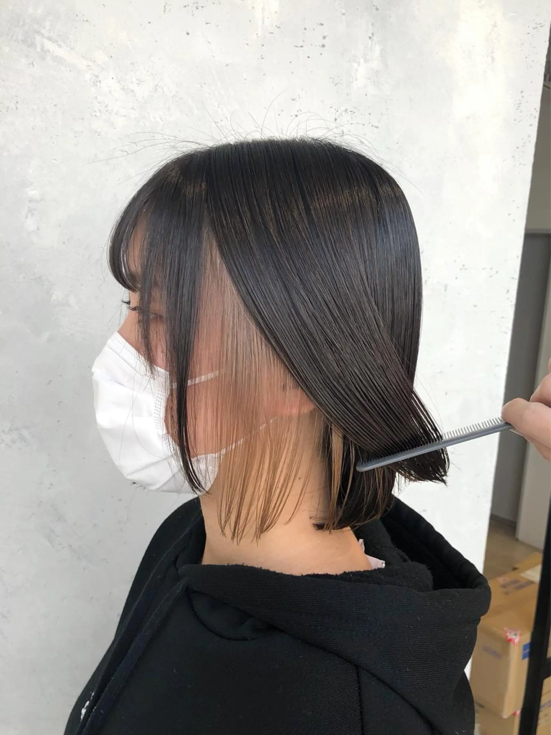 ショート カラー ヘアアレンジ ｲﾝﾅｰｶﾗｰ屋さん 🫧伊藤拓実のヘアスタイル