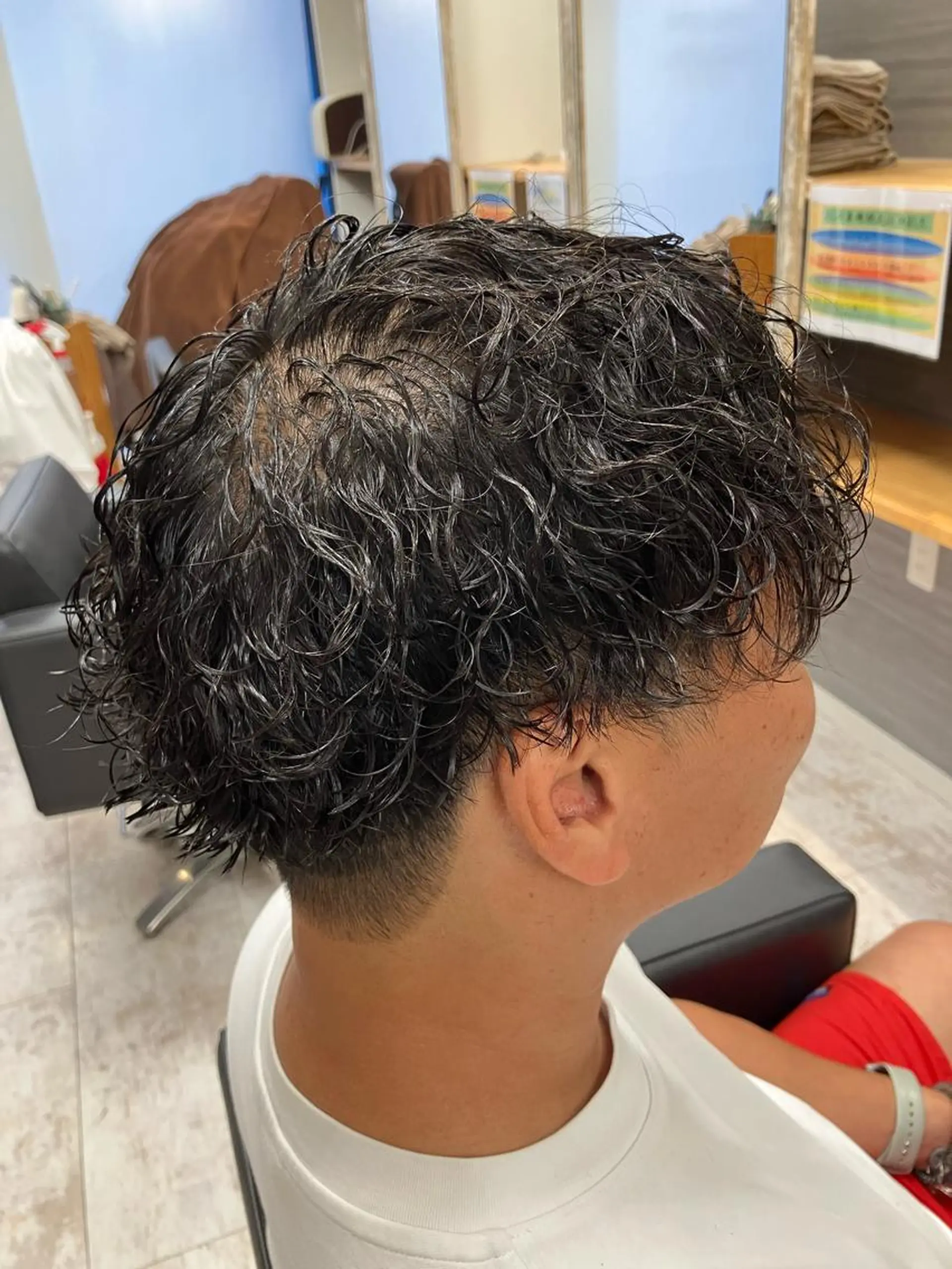 パーマ メンズ カット パーマ メンズ特化/パーマ/ フェードWATARUのヘアスタイル