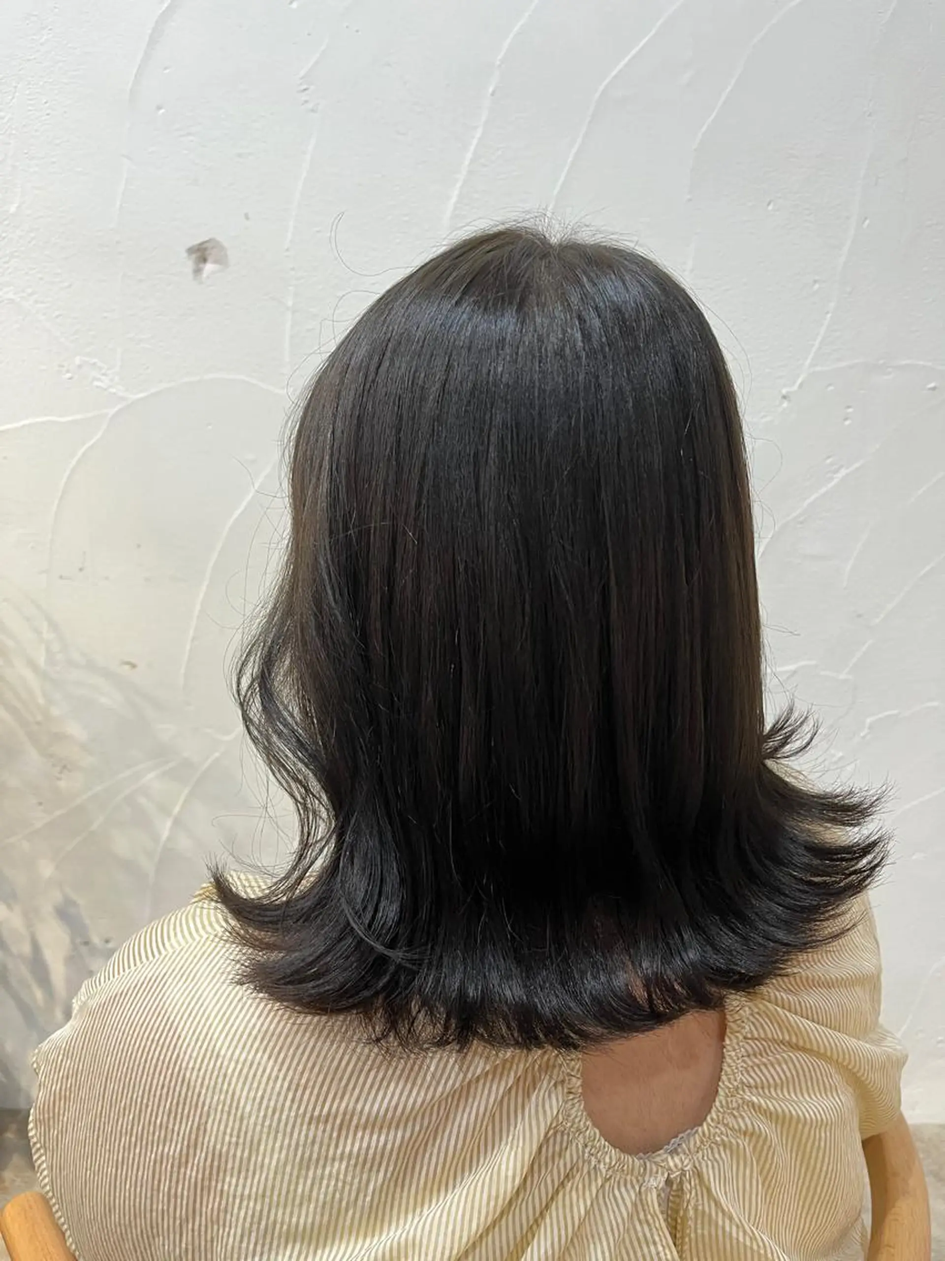 ミディアム 小顔ショート/透明感 カラー/チサトのヘアスタイル