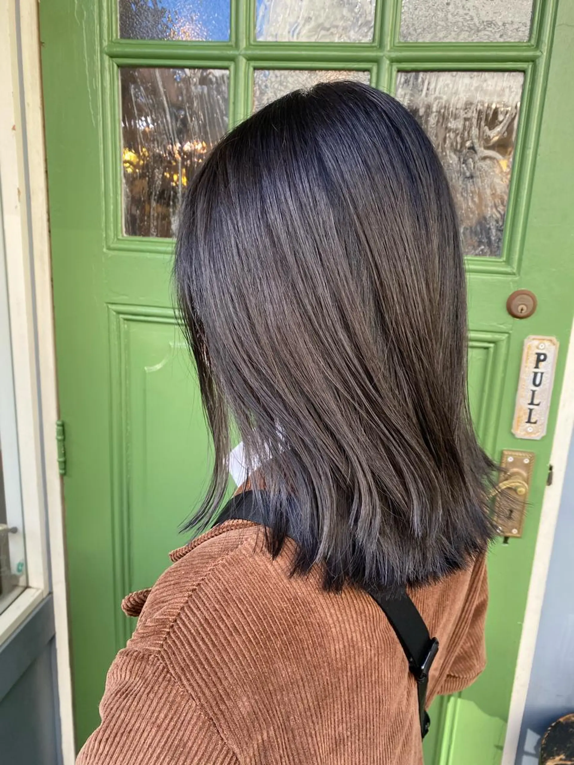 ミディアム ヘアカラー AYANO ／レイヤー／オリーブのヘアスタイル