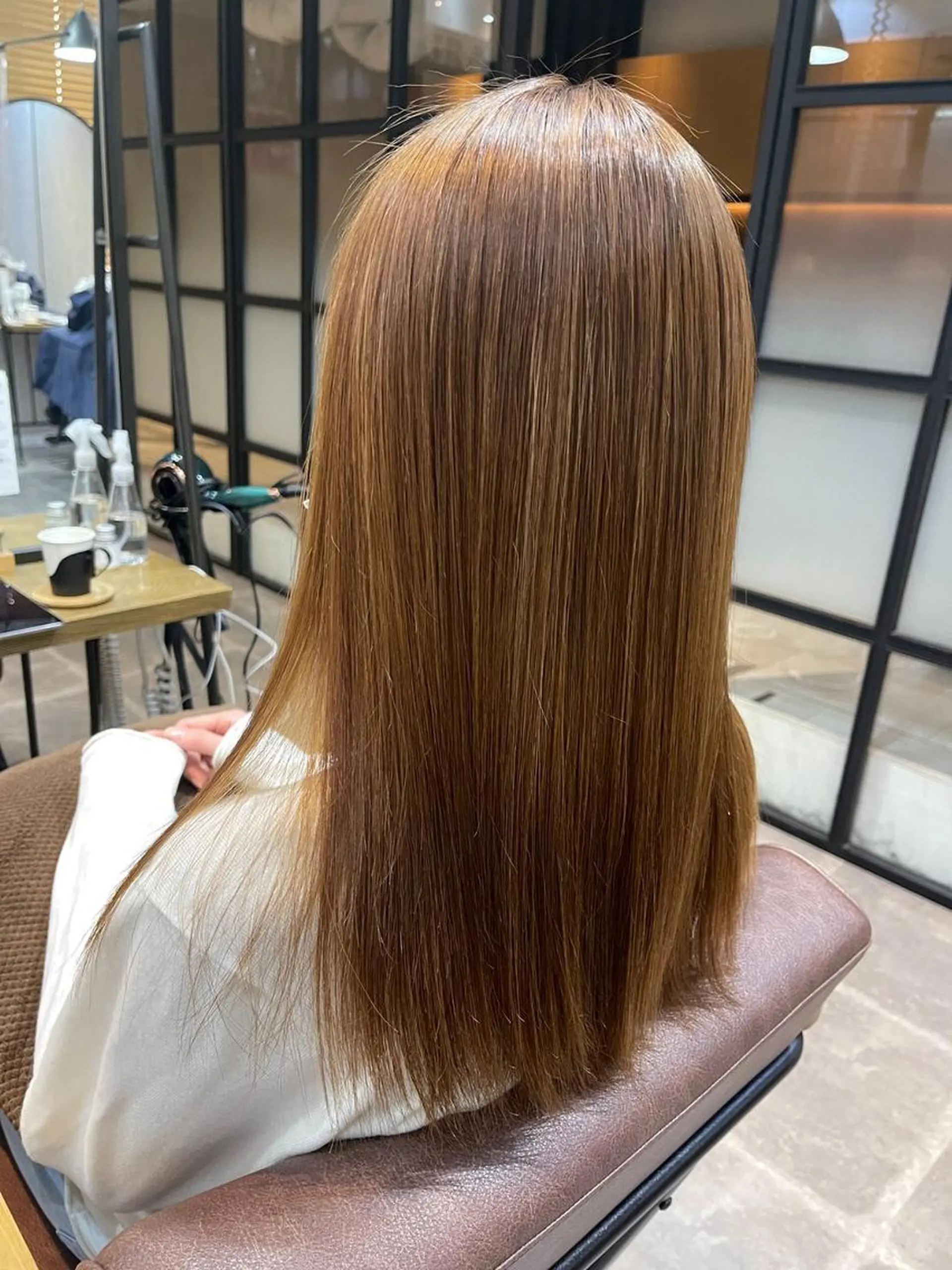 ミディアム パーマ カラー ヘアアレンジ ミディアムパーマ バレイヤージュ ブリーチ ケアブリーチ デザインカラー 【N°deseo】 吉祥寺のヘアスタイル