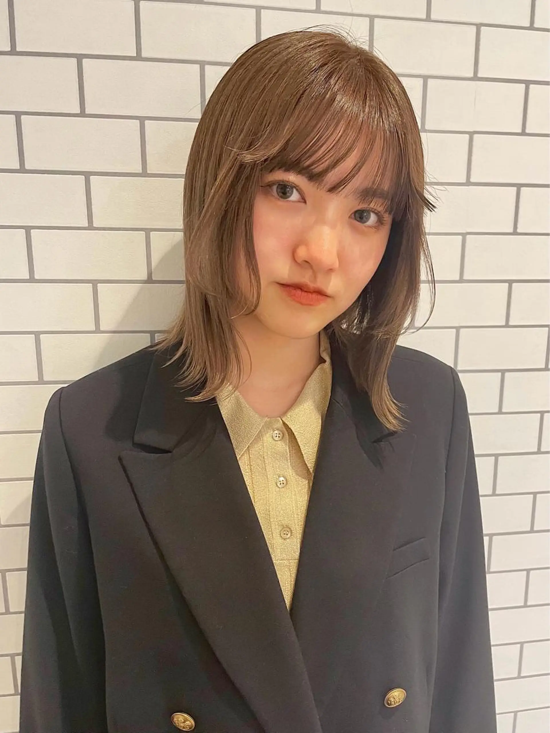 ショート カラー もりしま あやかのヘアスタイル