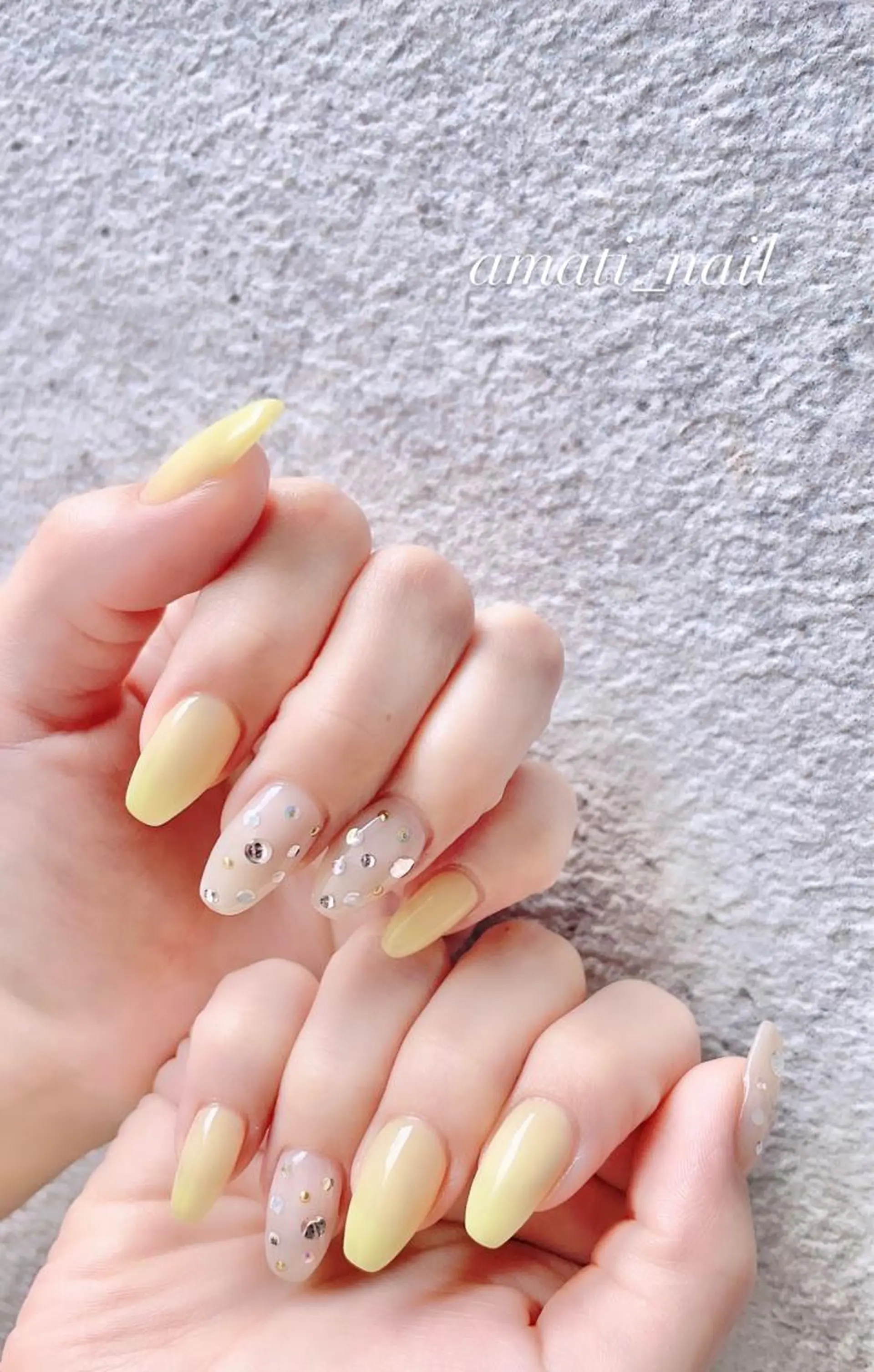ネイル クリアネイル フットネイル ジェルネイル グラデーション キラキラネイル ハンドネイル amati_nail TAKAKOのネイルデザイン