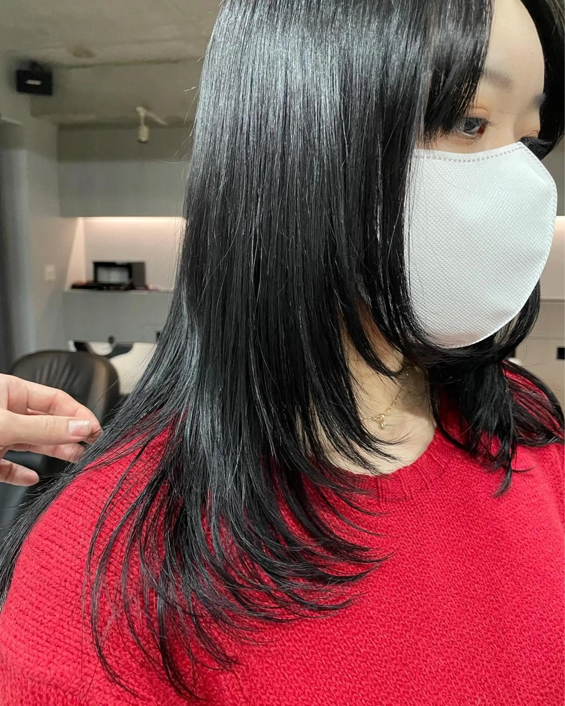 ミディアム カラー 吉田一輝 外国人パーマのヘアスタイル