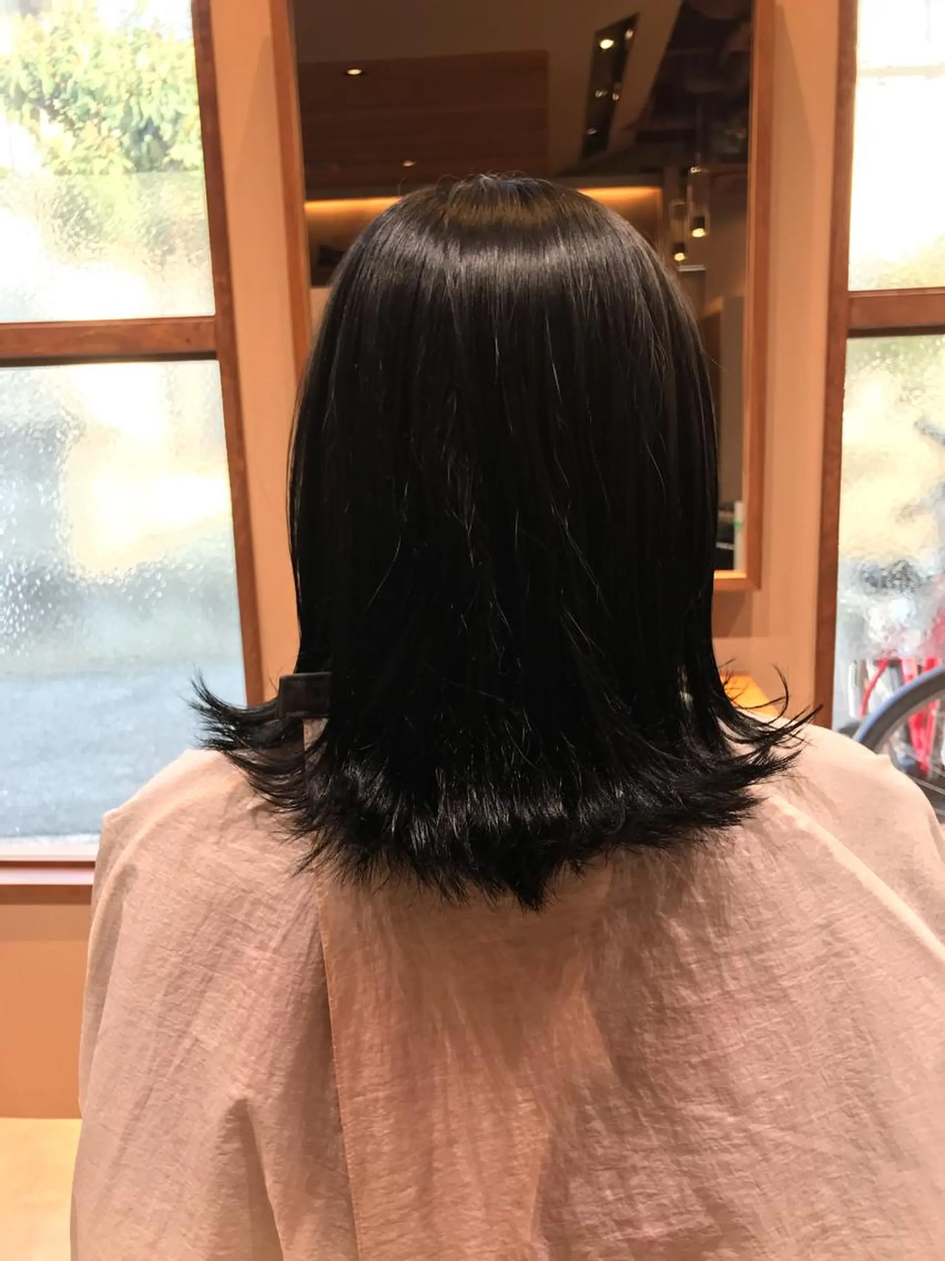 セミロング 山崎 光瑠のヘアスタイル