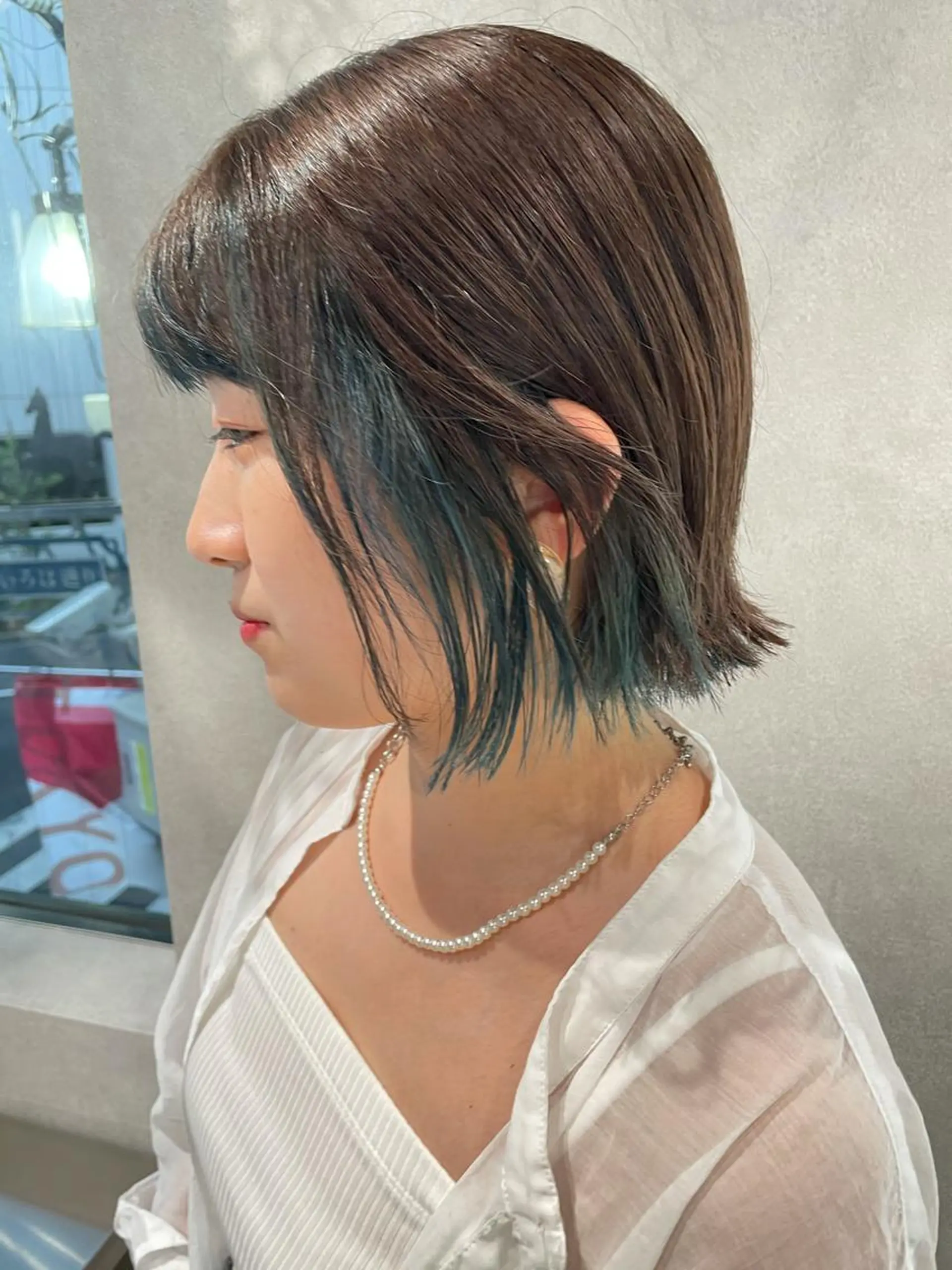 ショート カラー インナーカラー ヘアカラー ナチュラル透明感🌱 小山美樹子のヘアスタイル