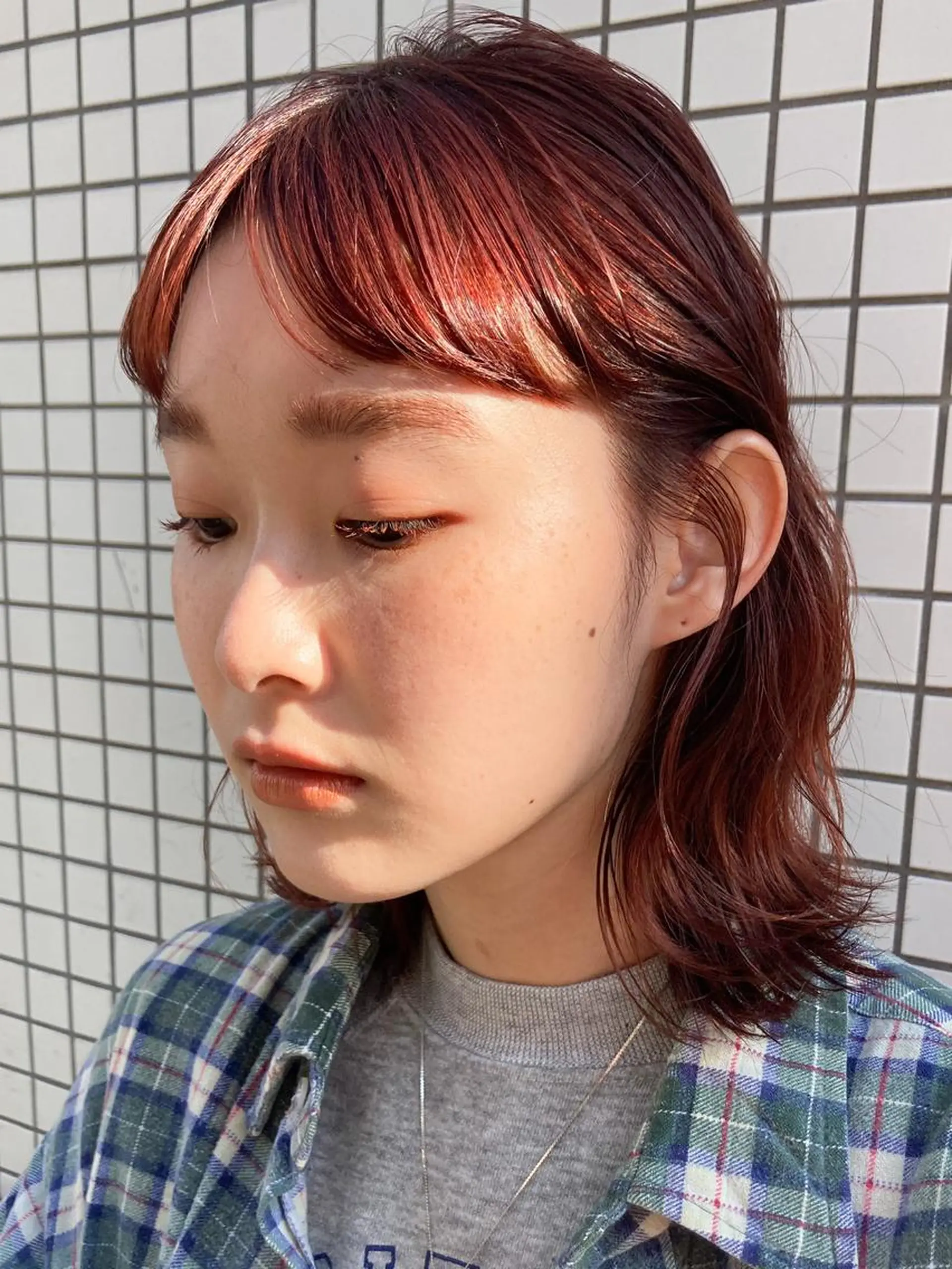 ミディアム カラー 高橋 愛美のヘアスタイル