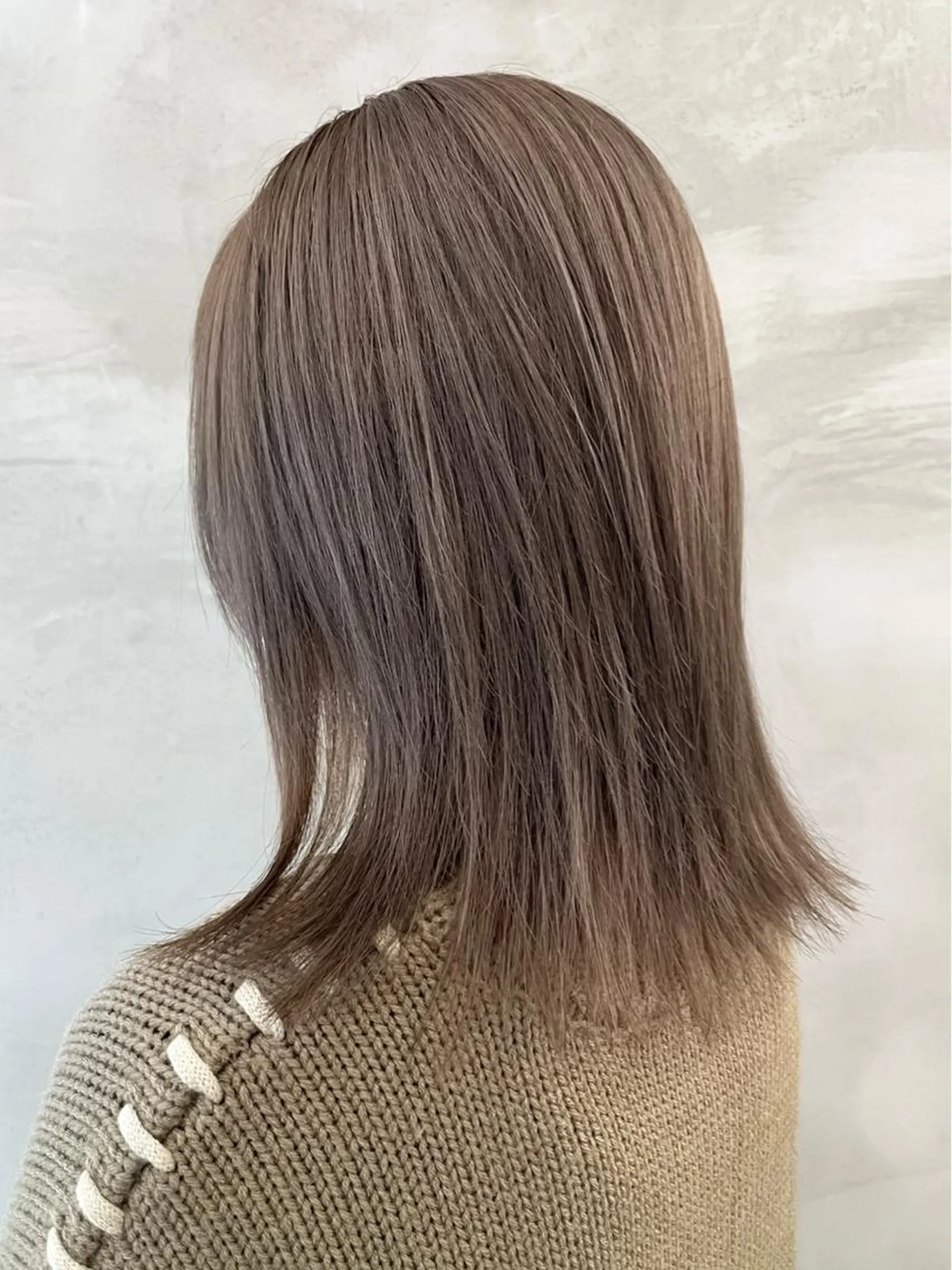 ミディアム カラー ベージュカラー カット ヘアカラー トリートメント 🫧透明感カラー🫧 OIKAWAのヘアスタイル