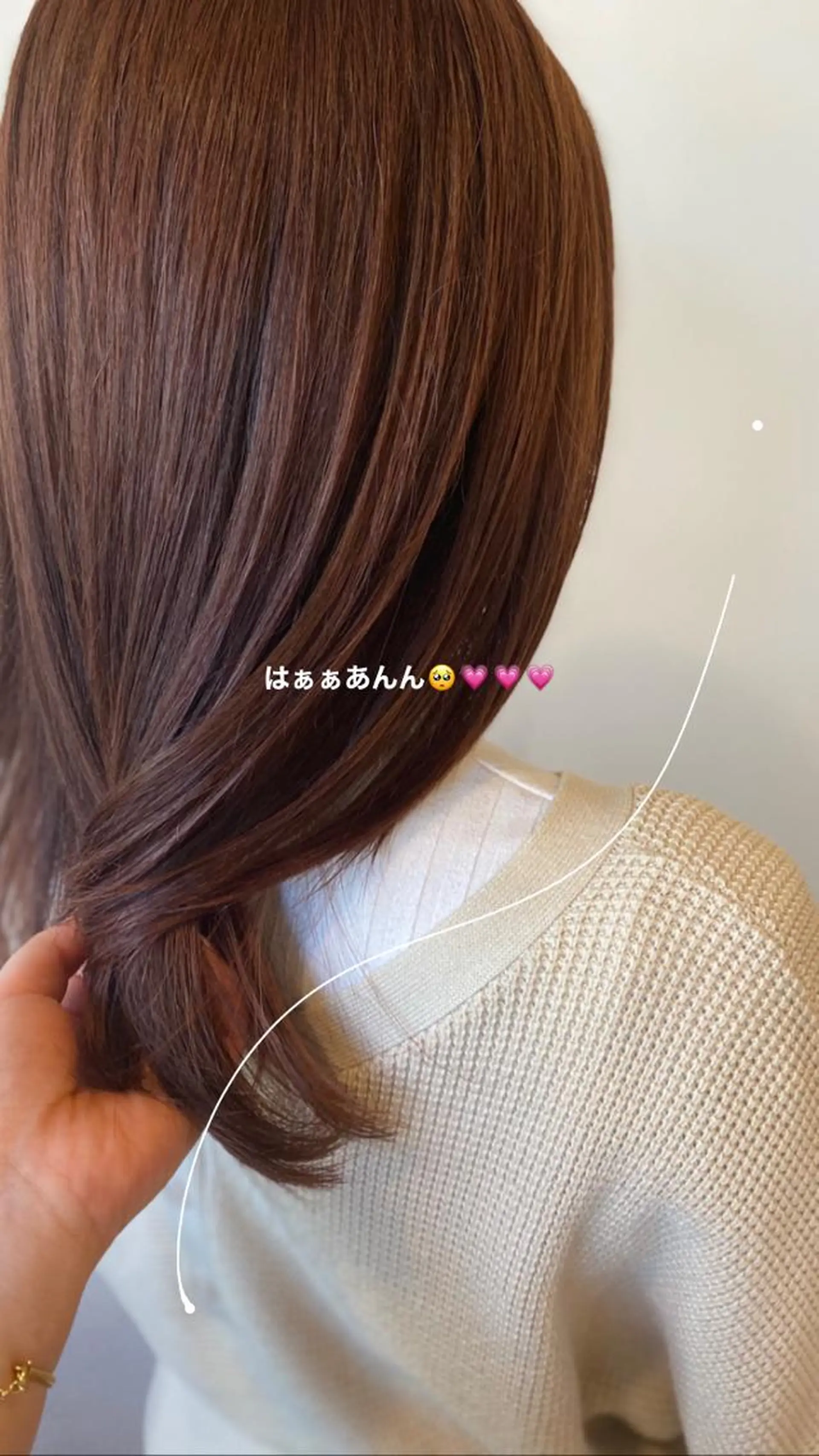 セミロング カラー ダメージレスサロン✨ kayo🌱のヘアスタイル