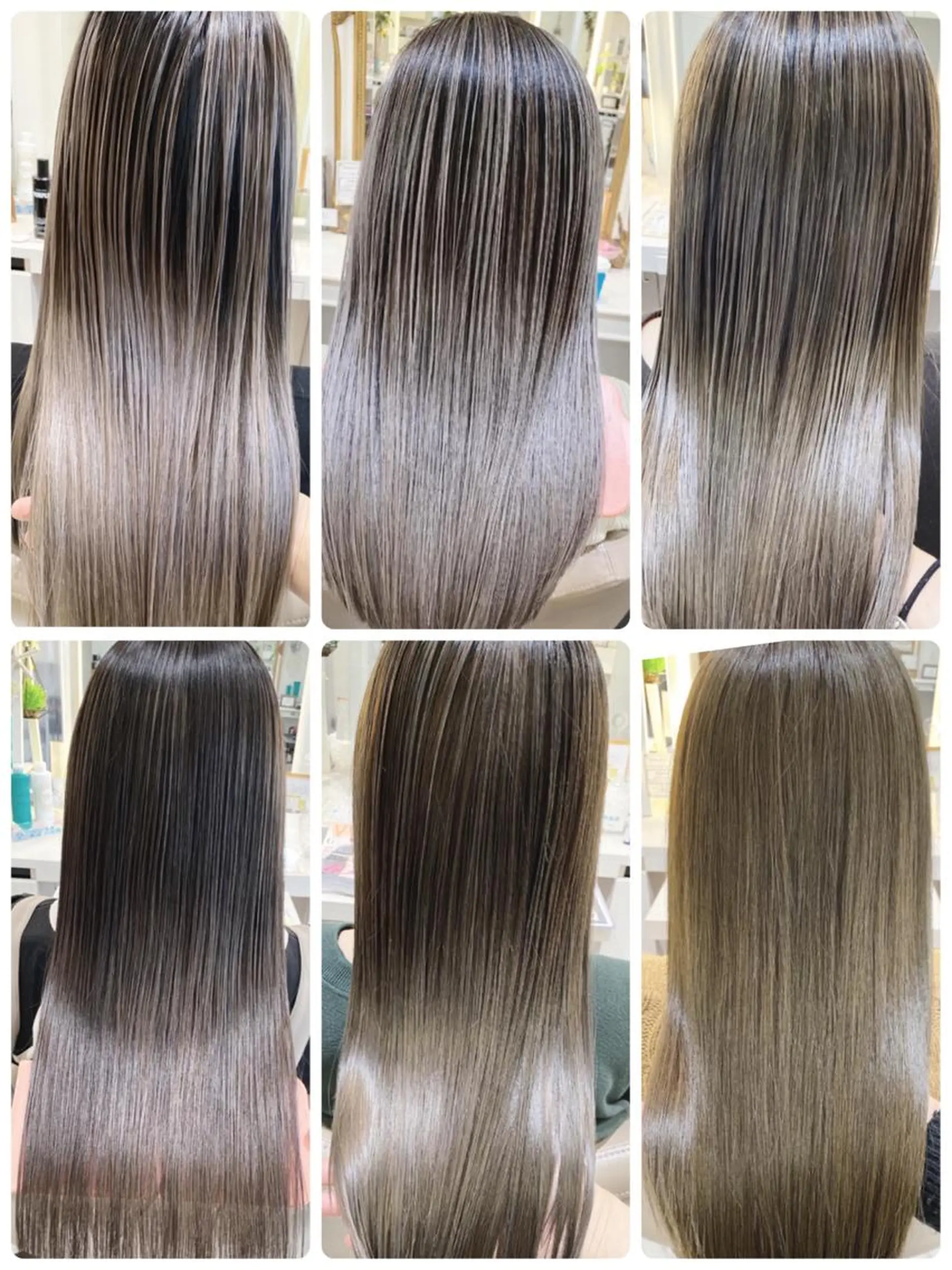 セミロング カラー 髪質改善 山崎俊輔/髪質改善 /バレイヤージュのヘアスタイル