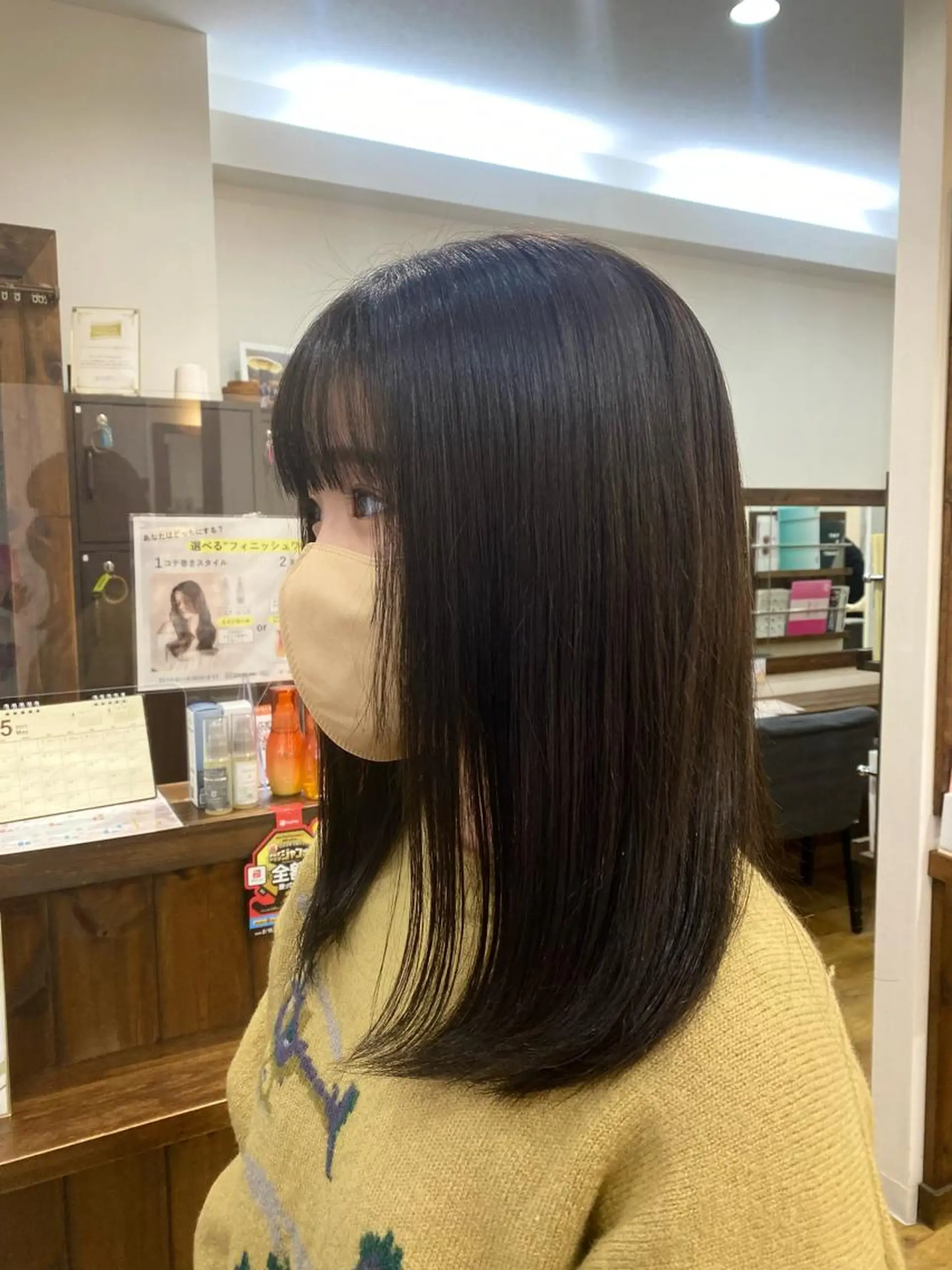 ミディアム カラー ヘアカラー うる艶カラー 🌼aokiのヘアスタイル