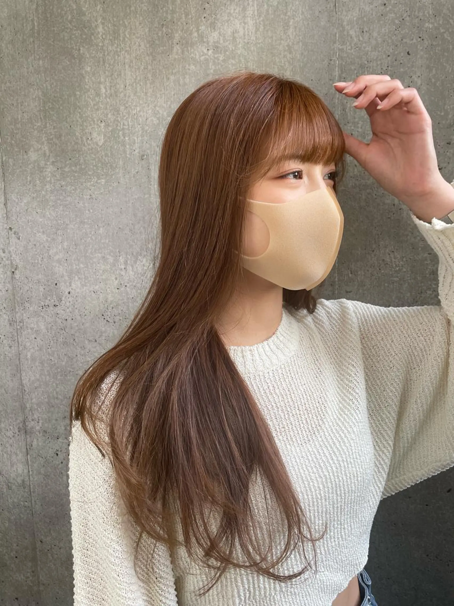 ロング カラー もりたみかこ 美容師お休み中のヘアスタイル