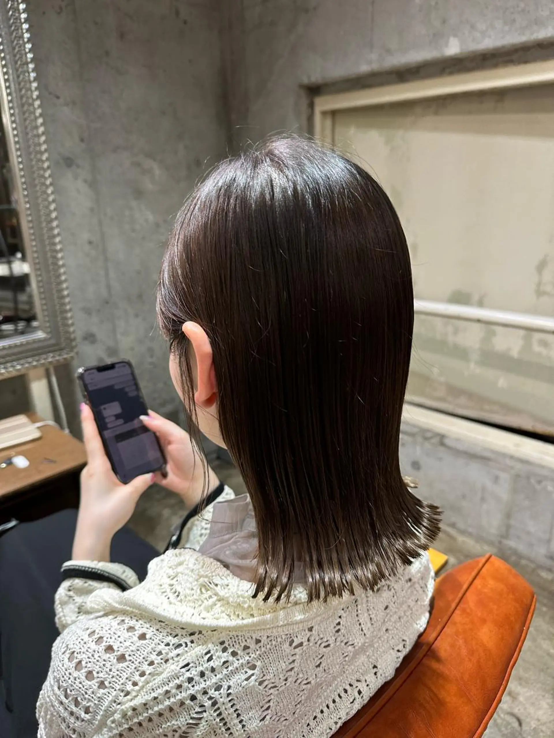 ミディアム 🔥コテ巻き風 ボブパーマ🔥のヘアスタイル