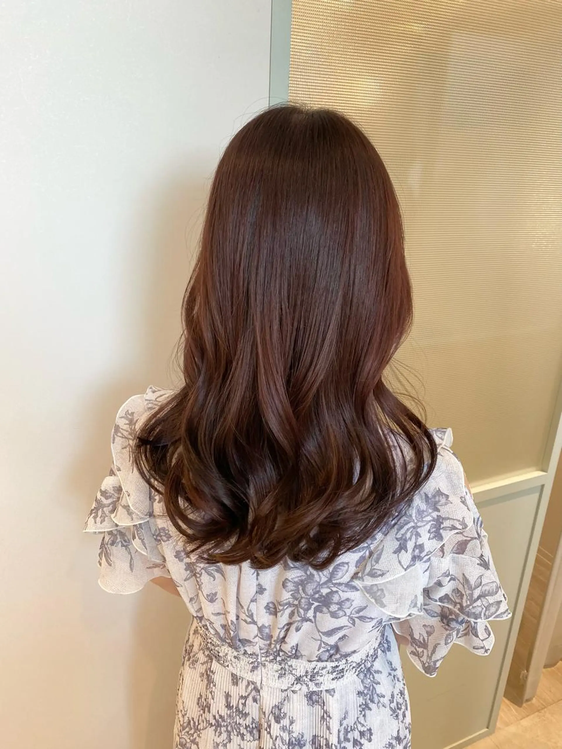 ロング ヘアカラー トリートメント 似合わせ艶髪カラー ❤️ハダユミのヘアスタイル