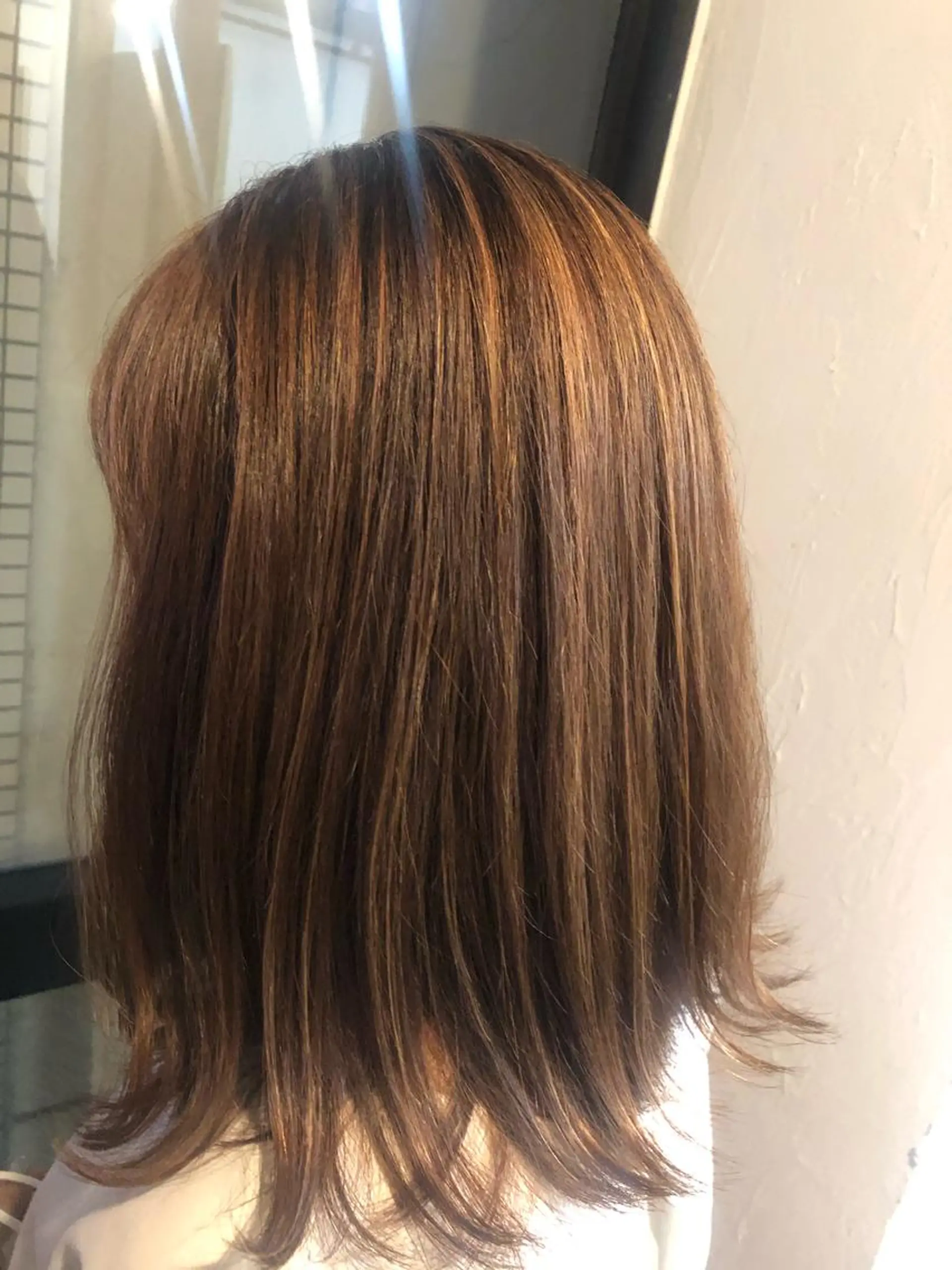 ミディアム カラー 髪質改善＆ブリーチ 伊勢　祐一郎のヘアスタイル