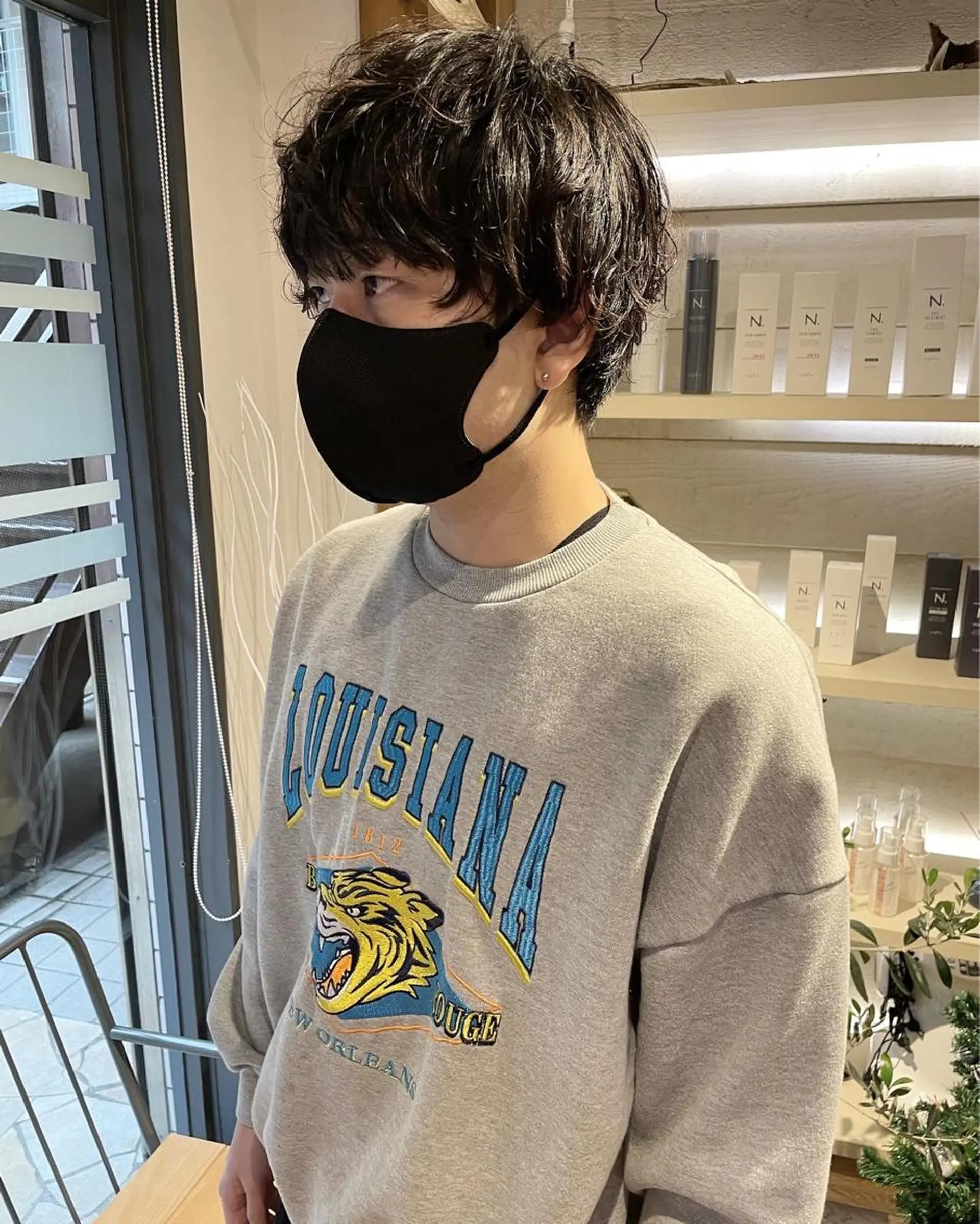 ショート パーマ メンズ カット あずまぐち めぐみのヘアスタイル