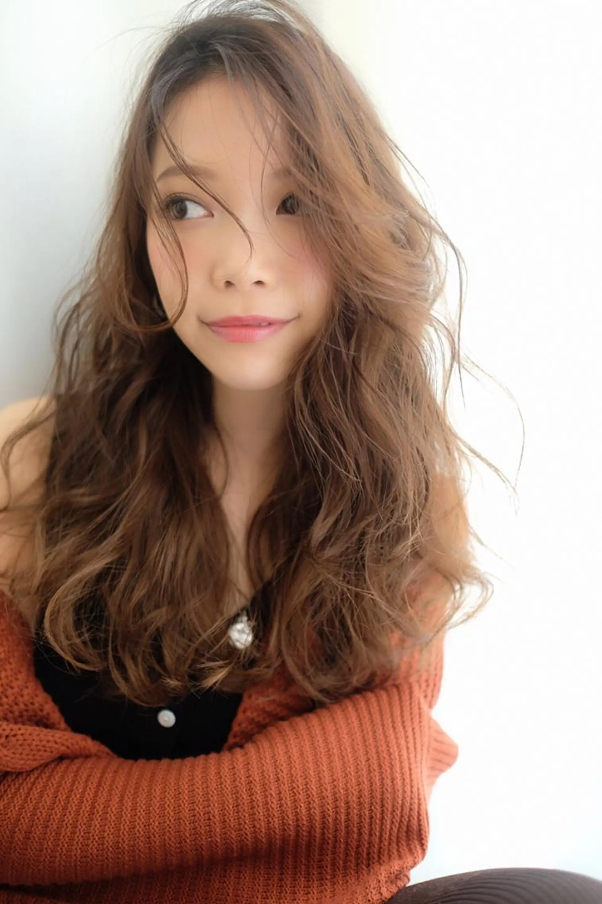 ロング カラー 酸性ストレート/ブリ ーチなし/中村 匠のヘアスタイル