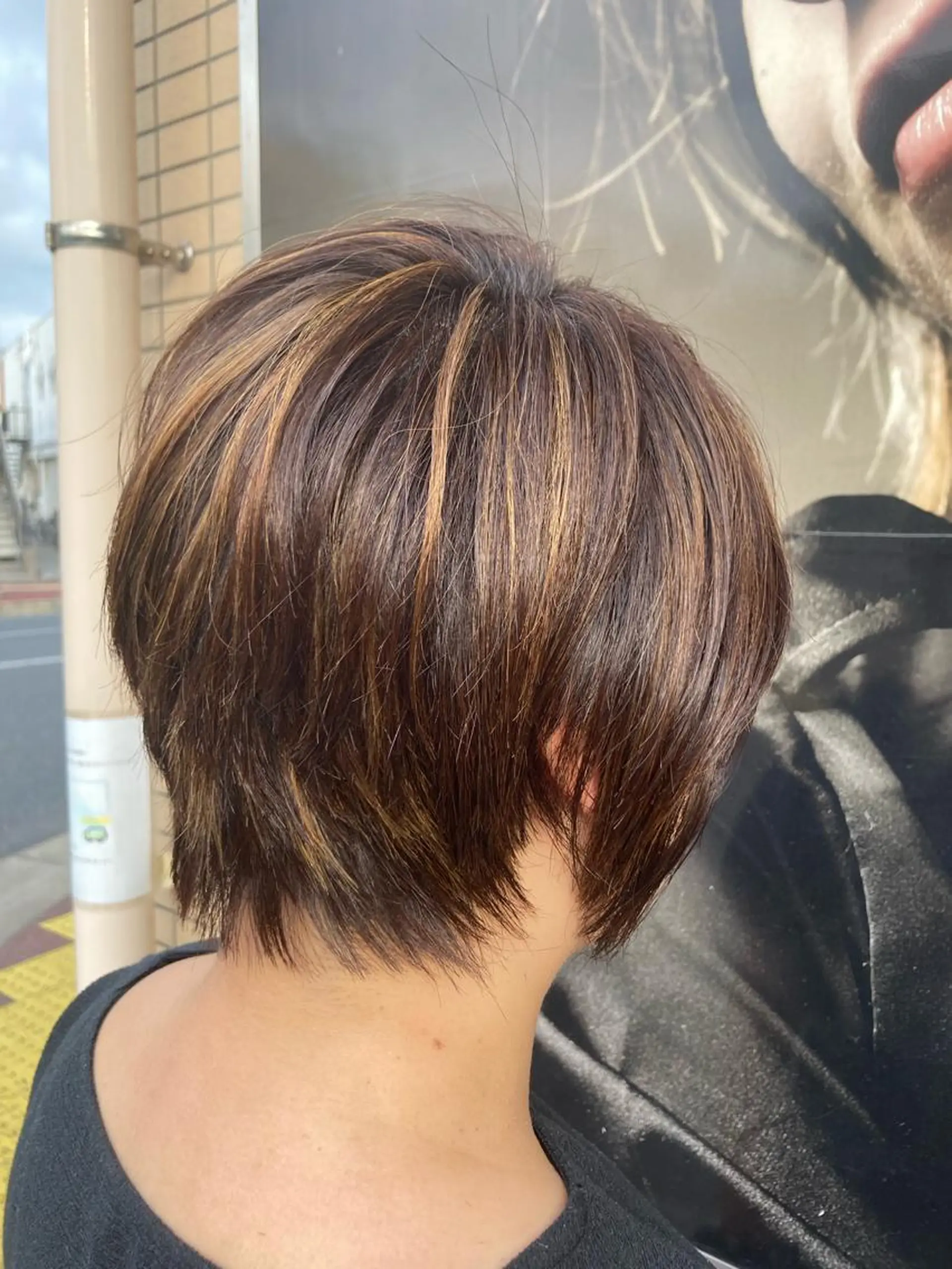 ショート カラー ハイライトカラー ハイライト ヘアカラー ✂️ワタナベ コウジ✂️のヘアスタイル