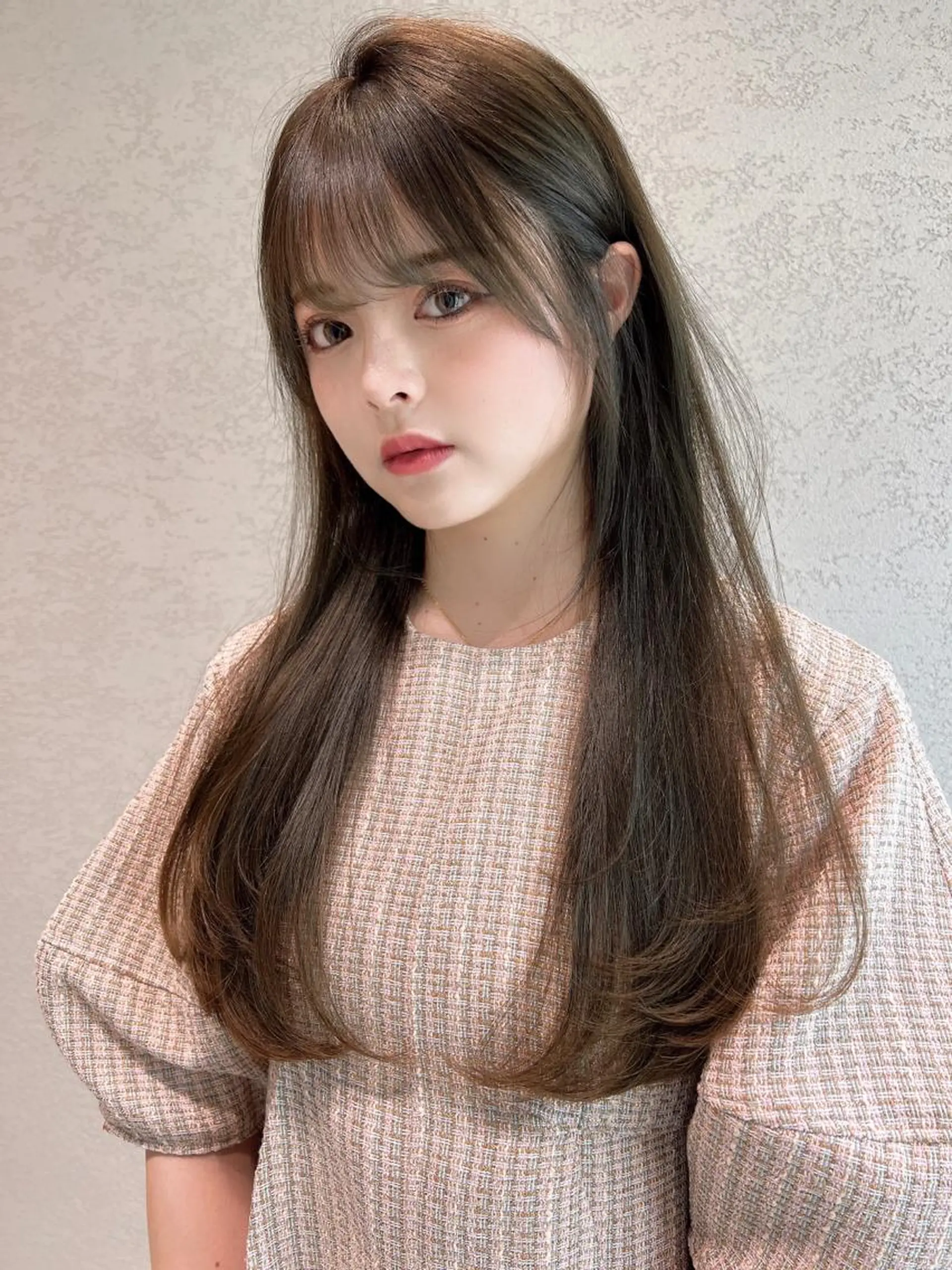 ロング カラー レイヤーカット/ 顔周り 五島巨幹のヘアスタイル