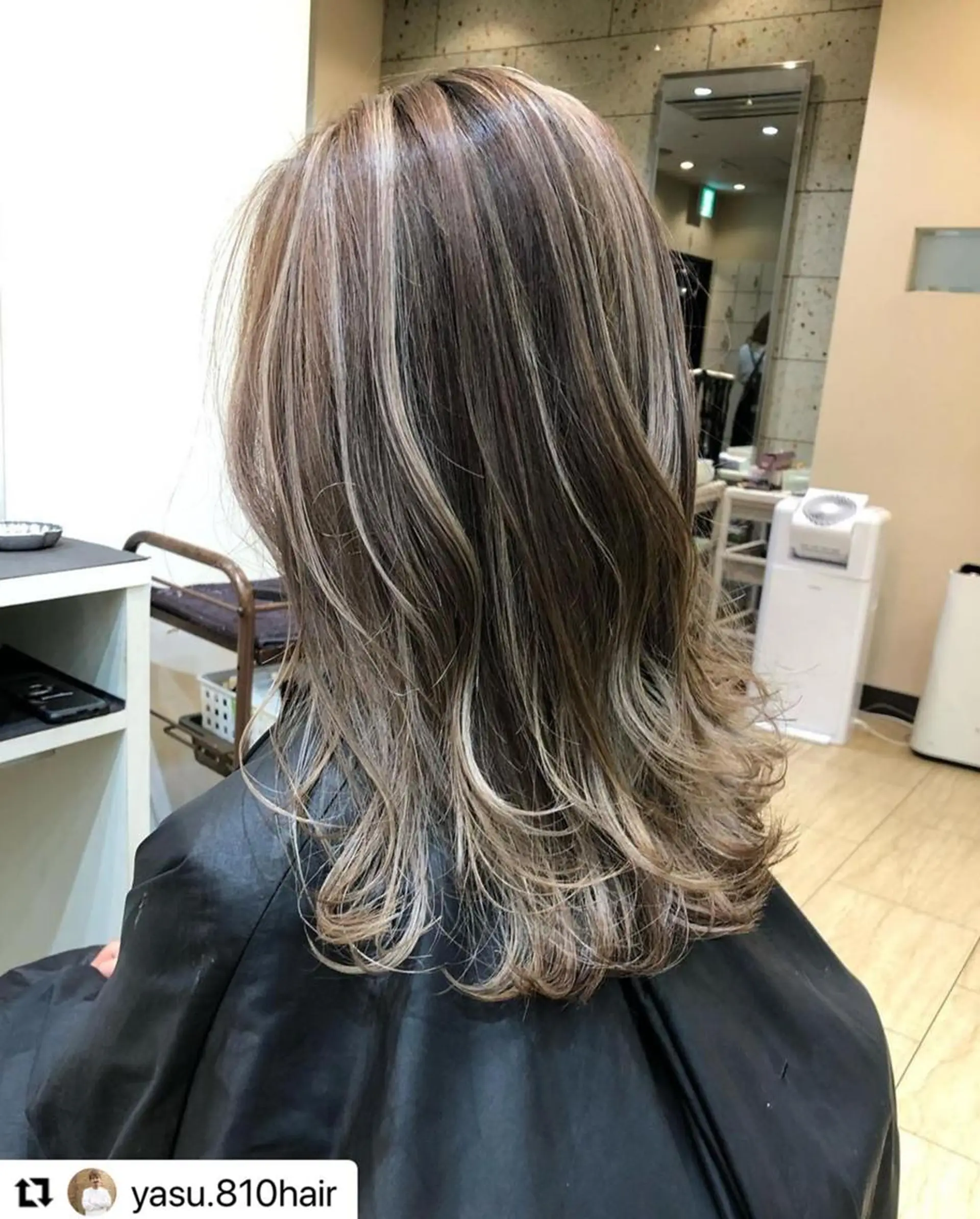 ミディアム カラー メンズ メンズバレイヤージュ メンズブリーチ メンズハイライト メンズハイトーン メンズインナーカラー 🩷Eny terrace🩷のヘアスタイル