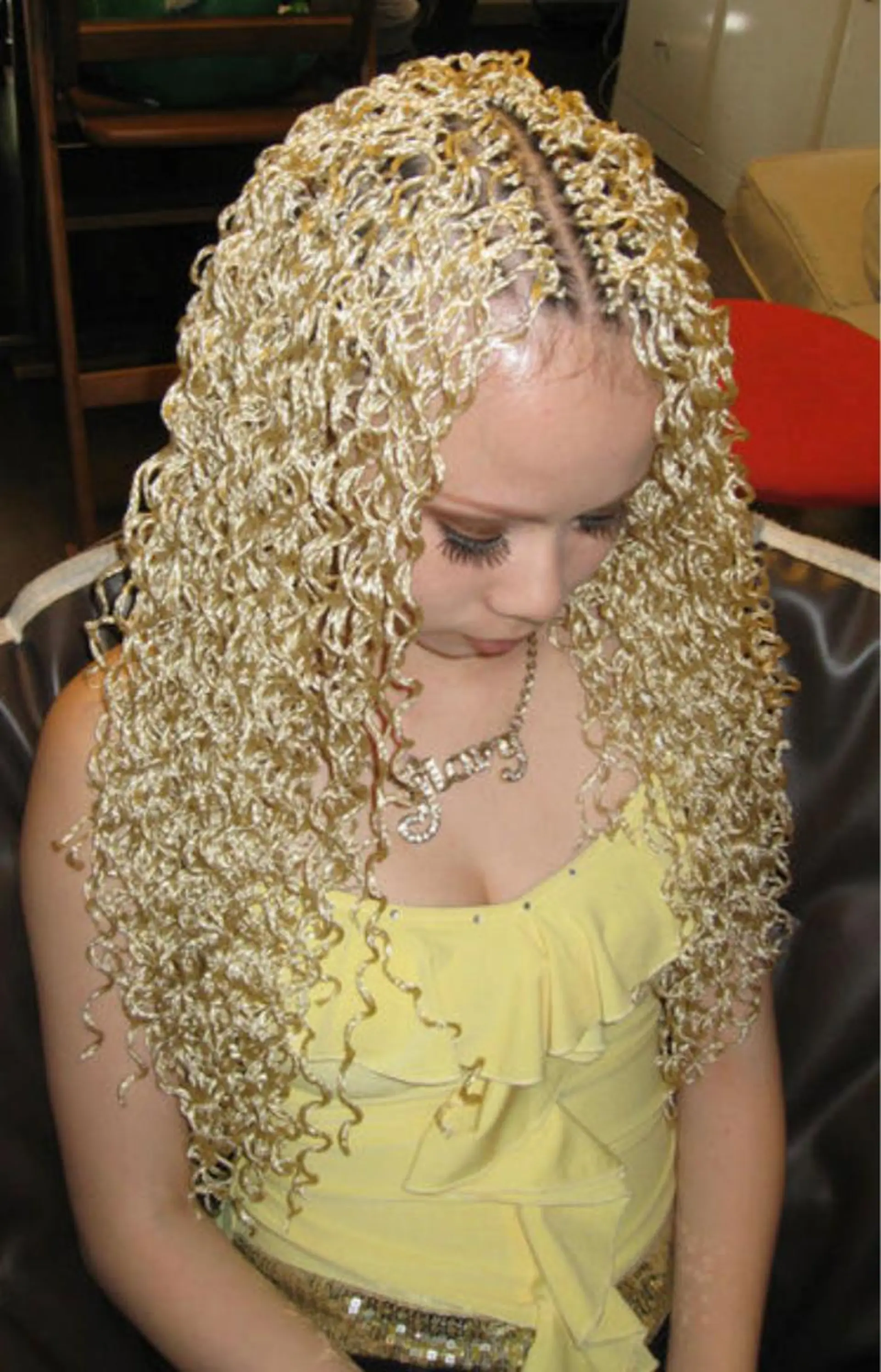 ロング ヘアアレンジ エクステ ヘアセット SPINEL Sawaのヘアスタイル