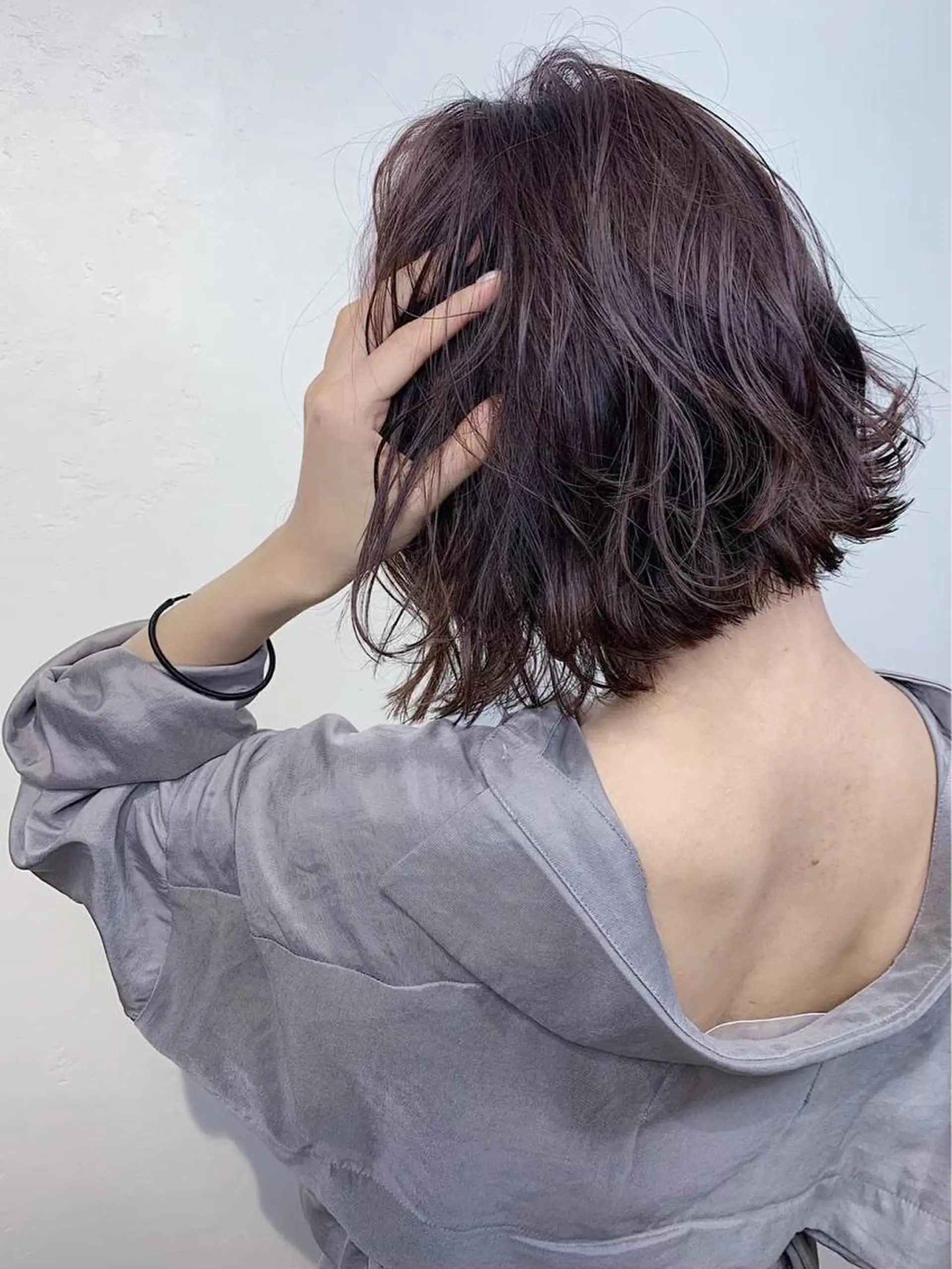 セミロング カラー パーマ ヘアアレンジ ♦️最強の似合わせ ♦️店長/高橋のヘアスタイル