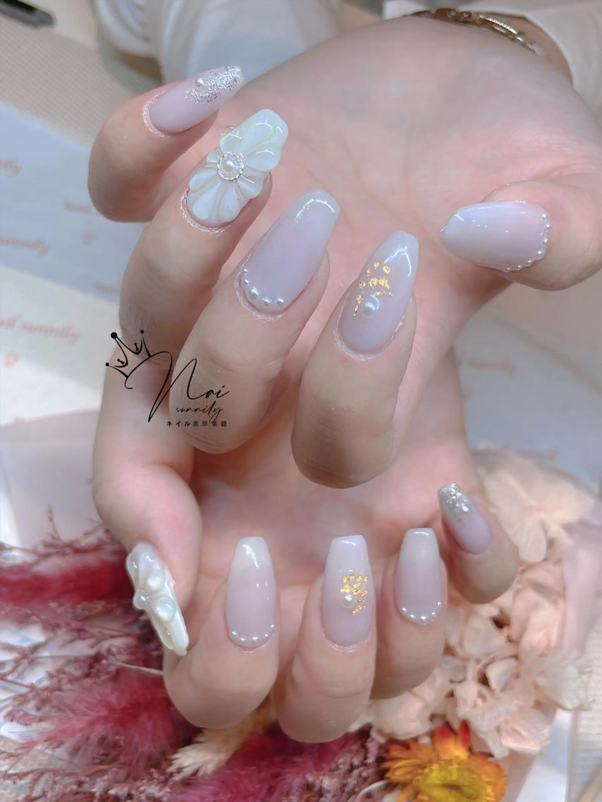 ネイル 長さだし専門店 M2　rikaのネイルデザイン