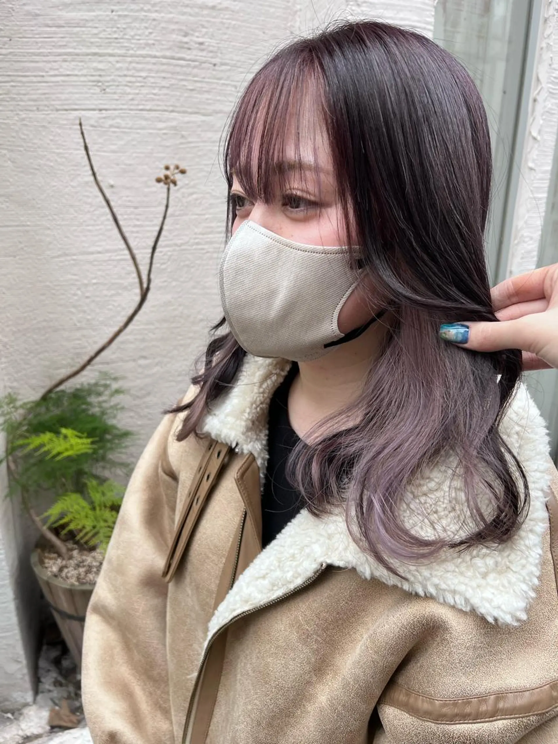セミロング ヘアカラー メンズパーマ/ エクステ🌞セナのヘアスタイル