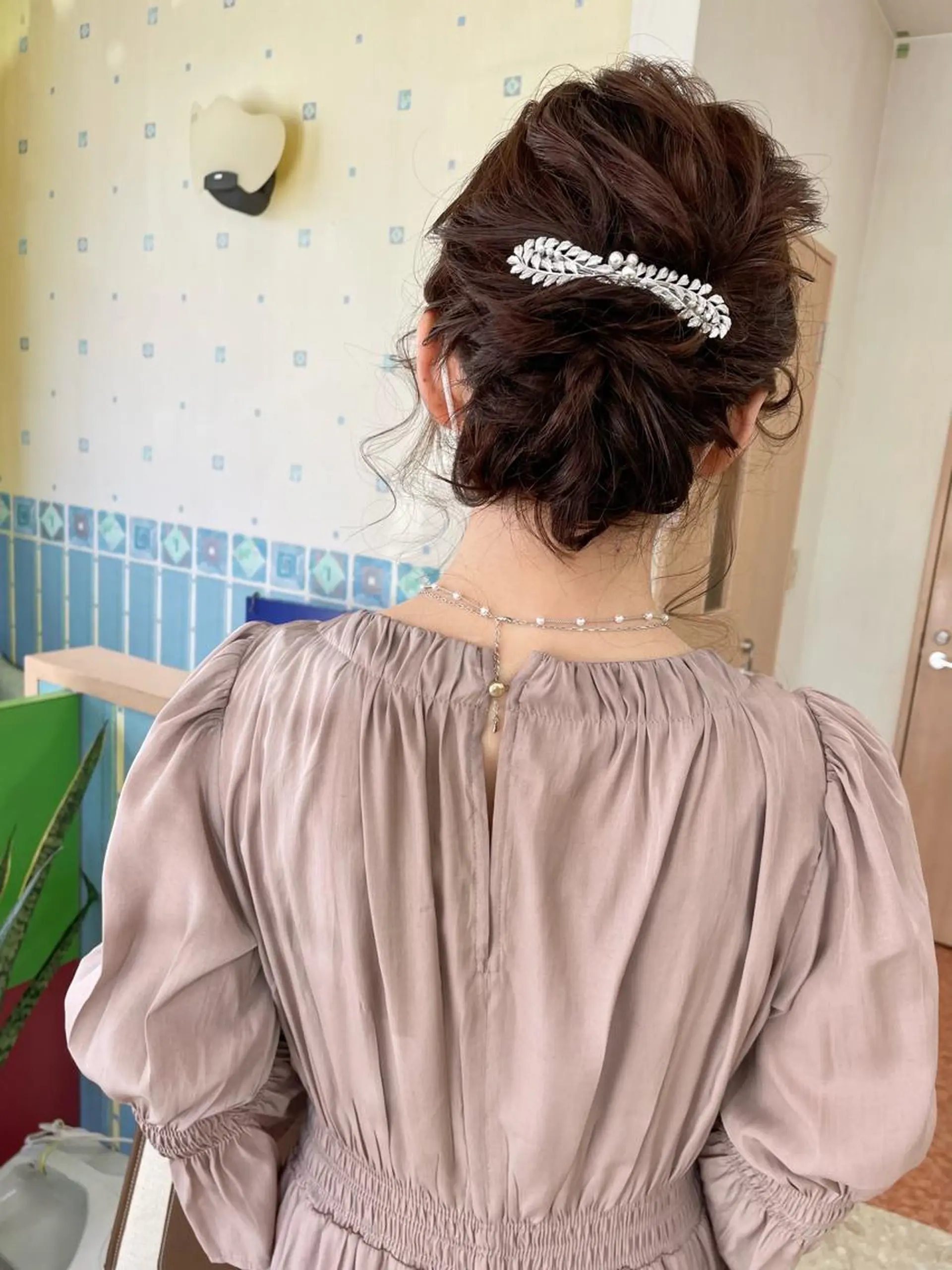 セミロング ヘアアレンジ yui .のヘアスタイル