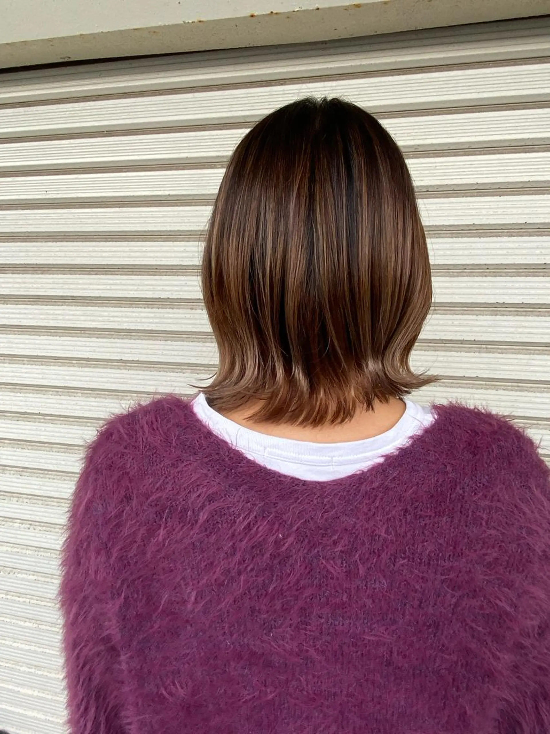 ミディアム ボブ ハイライト レイヤーカット 外ハネヘア 似合わせ＆予防美容 飯島   知花💐のその他イメージ