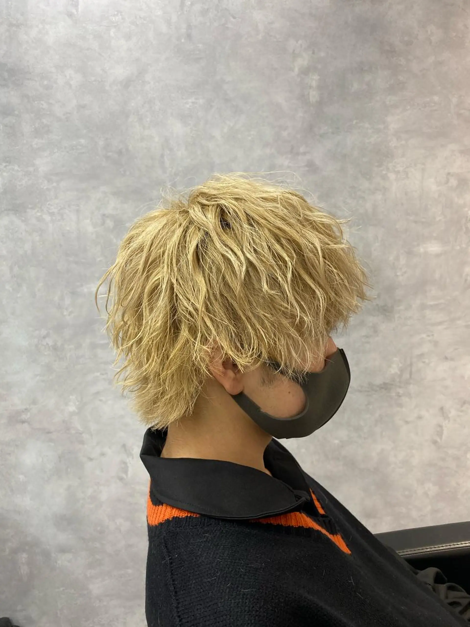 メンズ マッシュウルフ マッシュ メンズウルフカット ウルフカット 大阪メンズヘアのプロ 高橋 直希のヘアスタイル